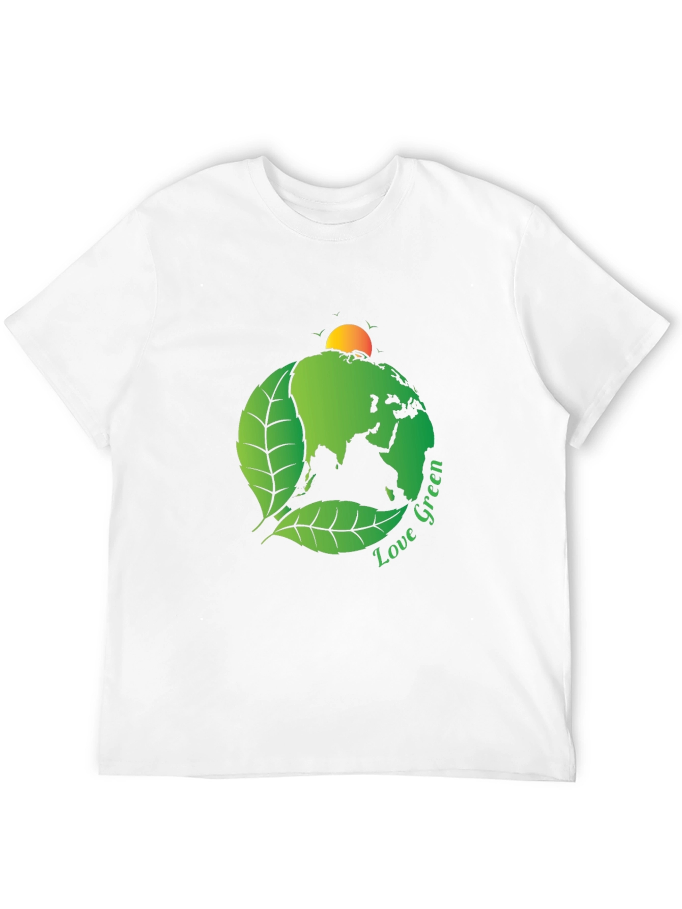 Love Green Earth Graphic Tee - Eco-Friendly Design
