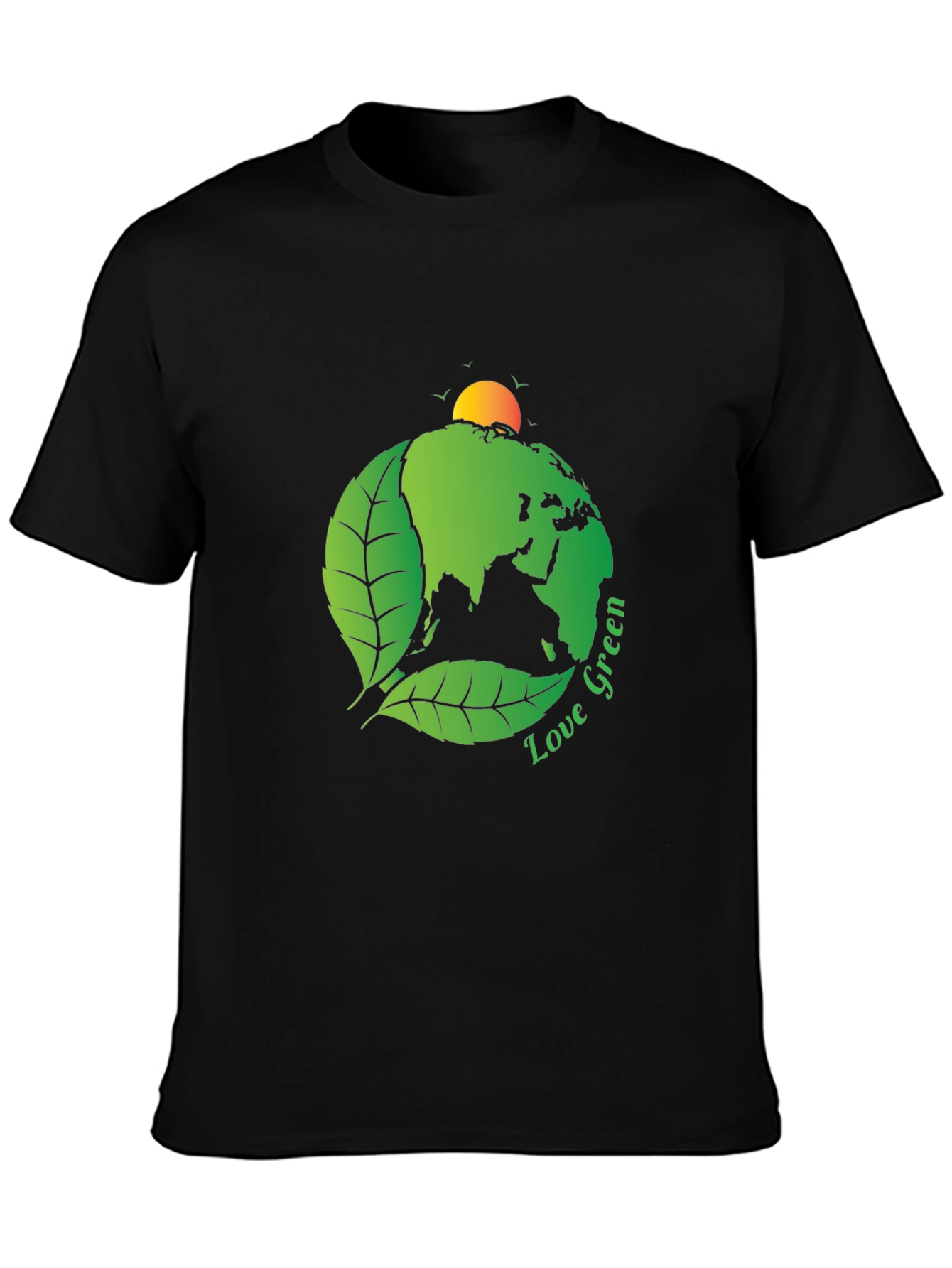 Love Green Earth Graphic Tee - Eco-Friendly Design