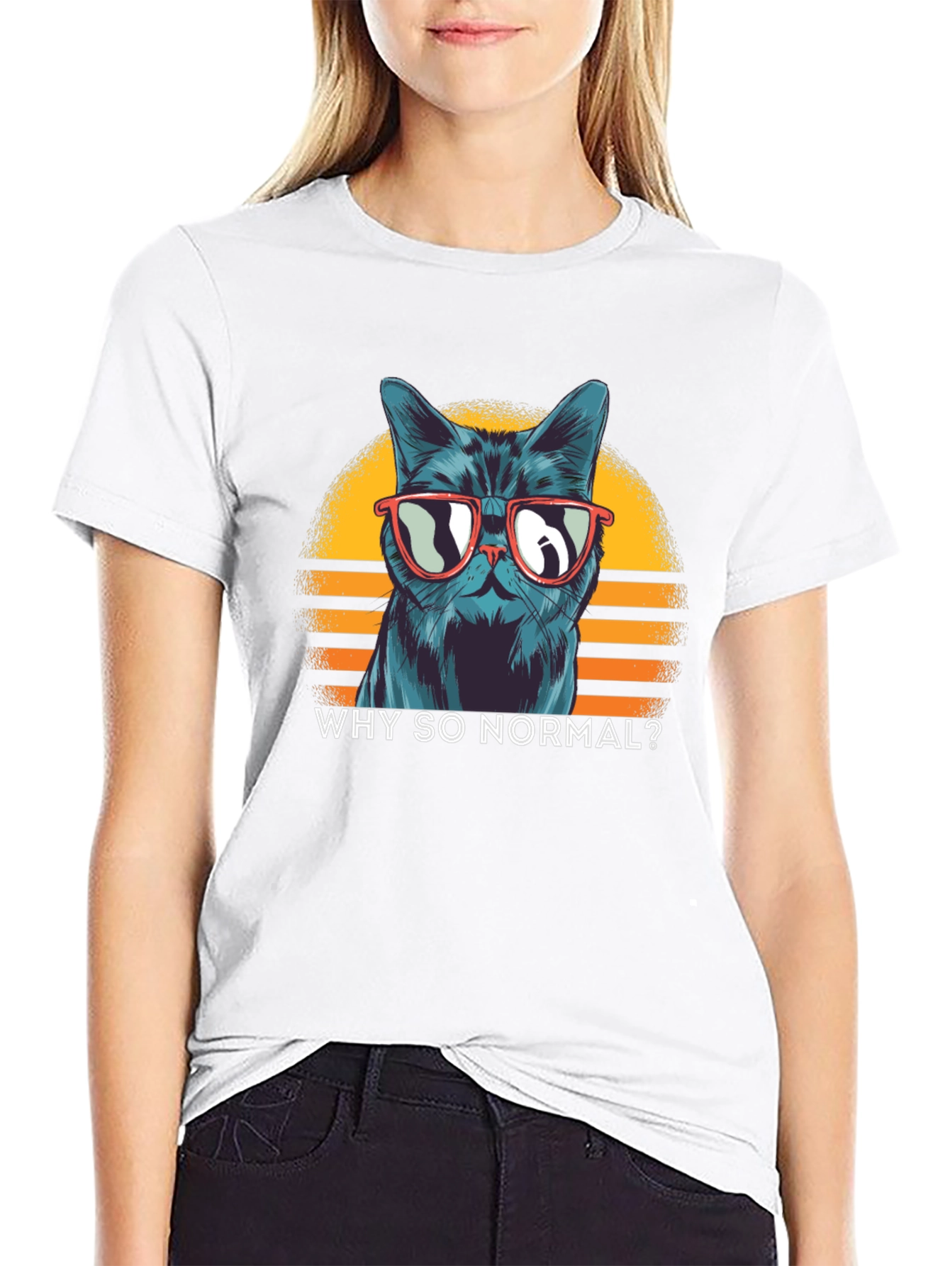 Cool Cat T-Shirt: Why So Normal?
