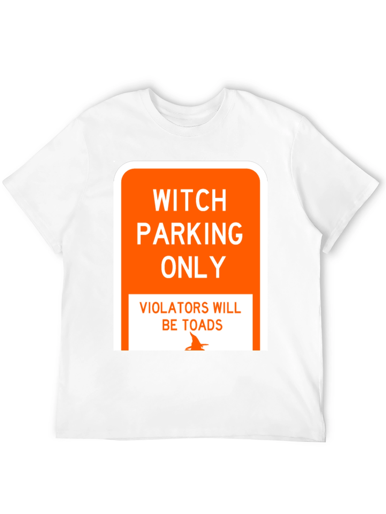 Witch Parking Only T-Shirt - Funny Halloween Tee