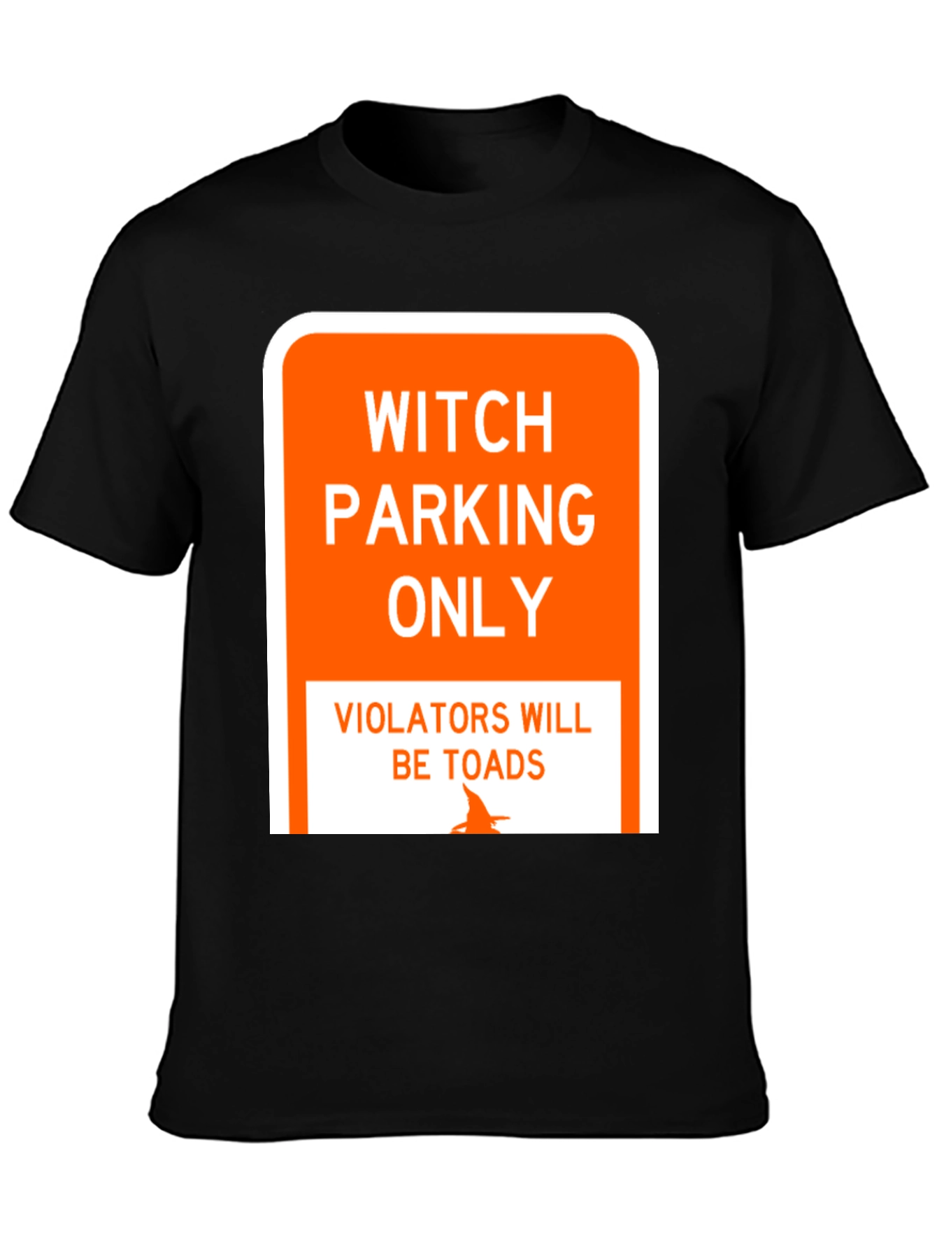 Witch Parking Only T-Shirt - Funny Halloween Tee