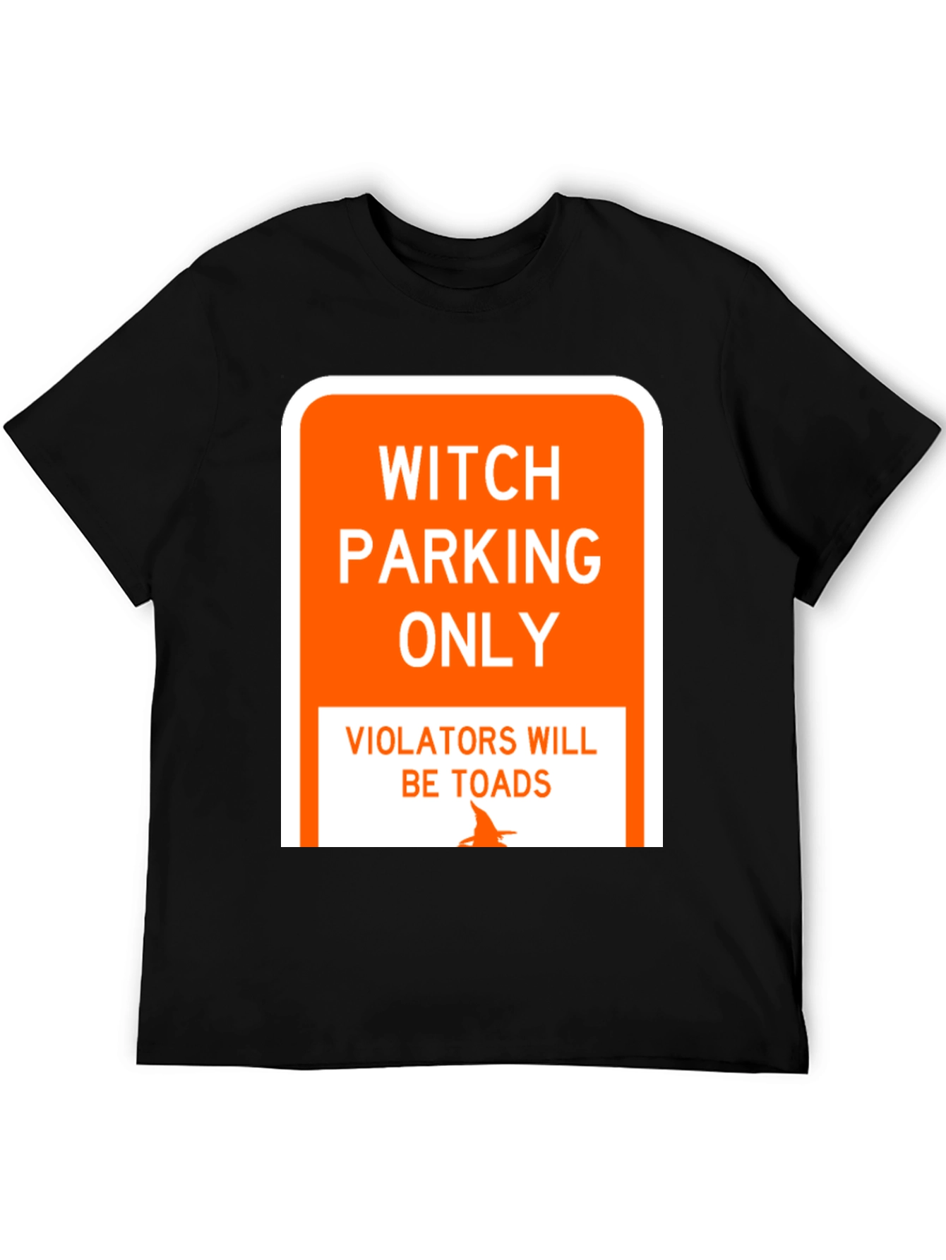 Witch Parking Only T-Shirt - Funny Halloween Tee
