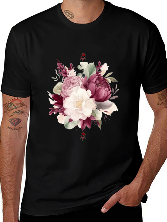 Floral Bouquet Graphic T-Shirt