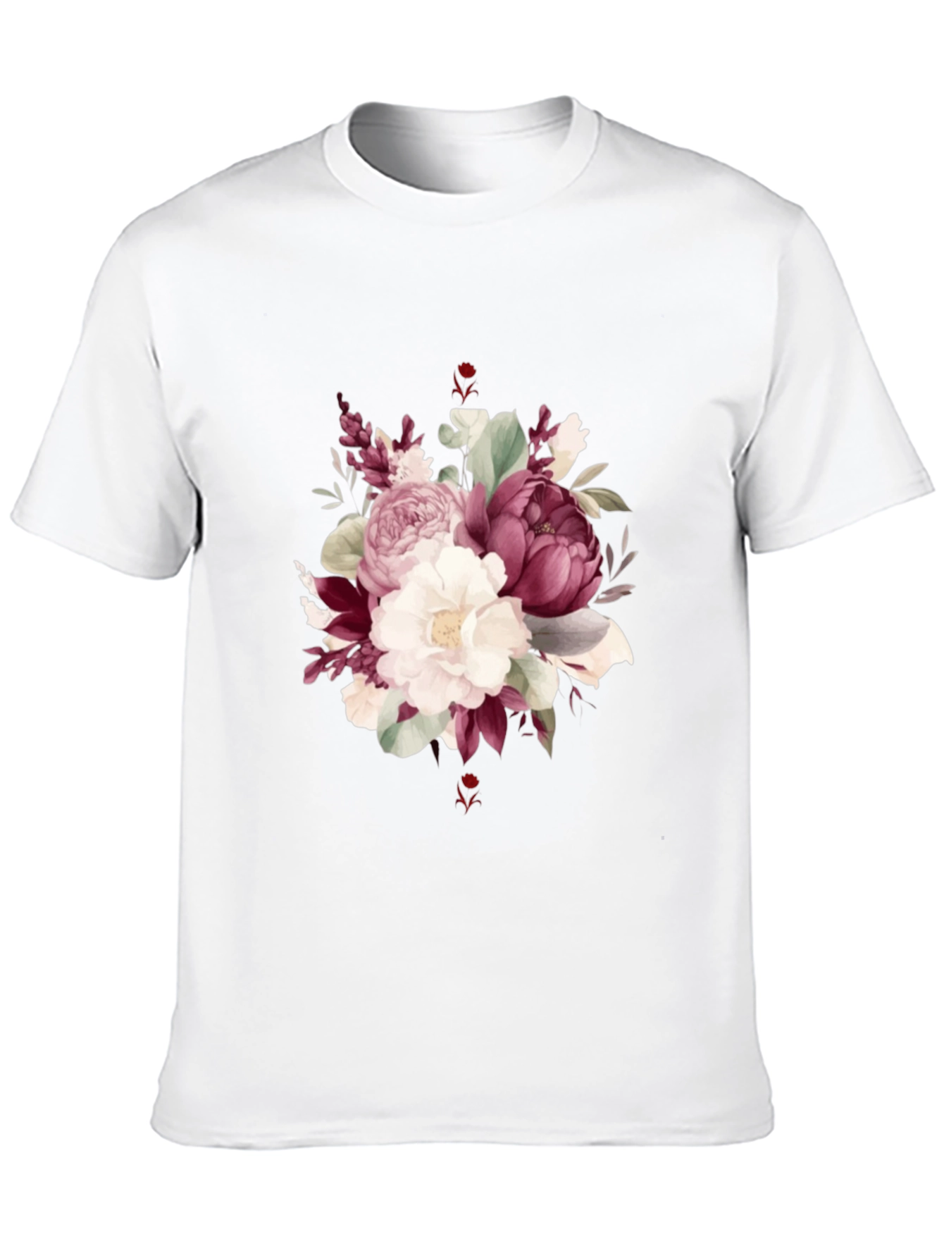 Floral Bouquet Graphic T-Shirt