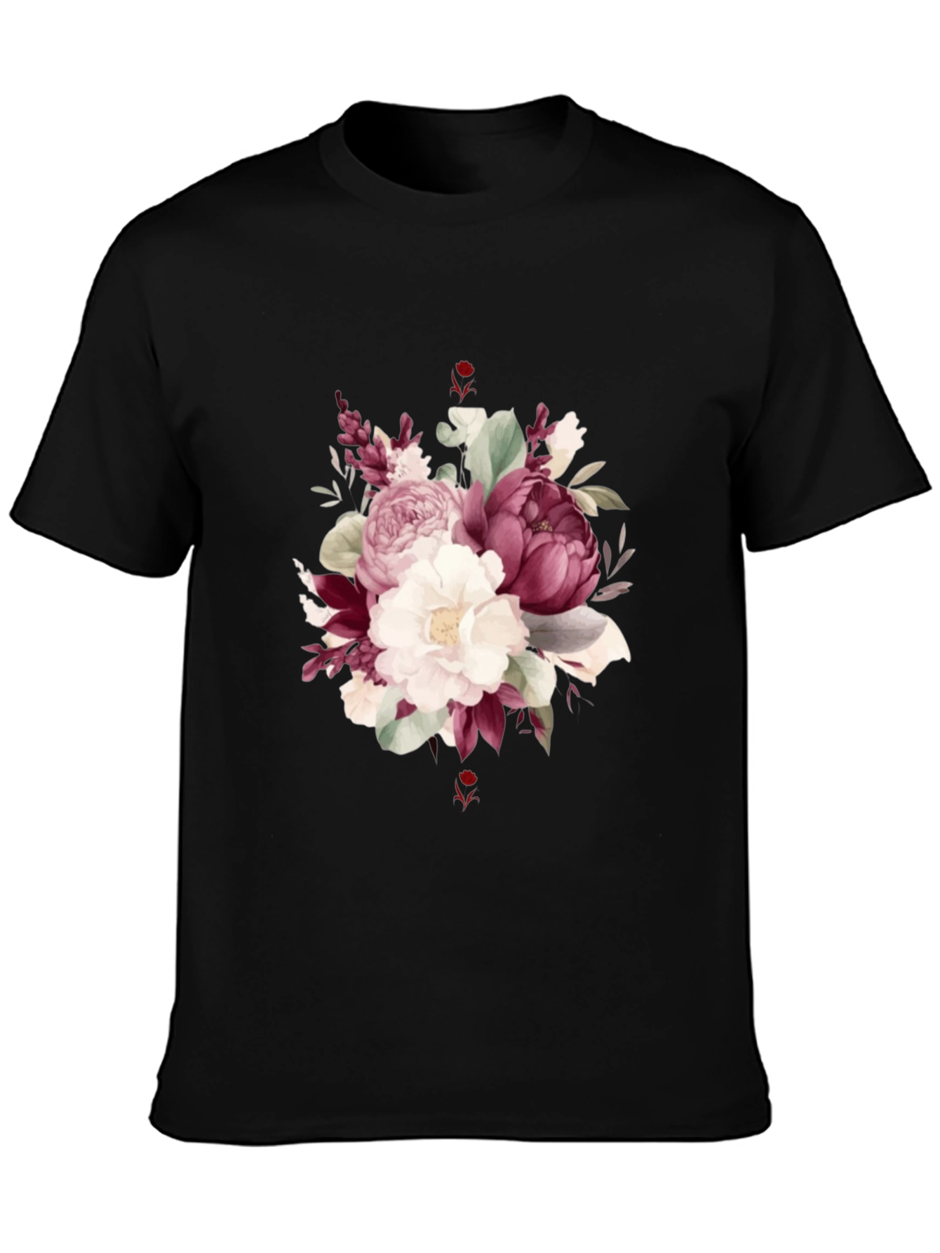 Floral Bouquet Graphic T-Shirt