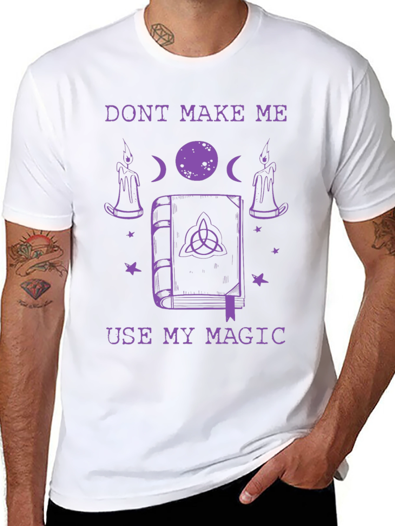 Dont Make Me Use My Magic Graphic T-Shirt