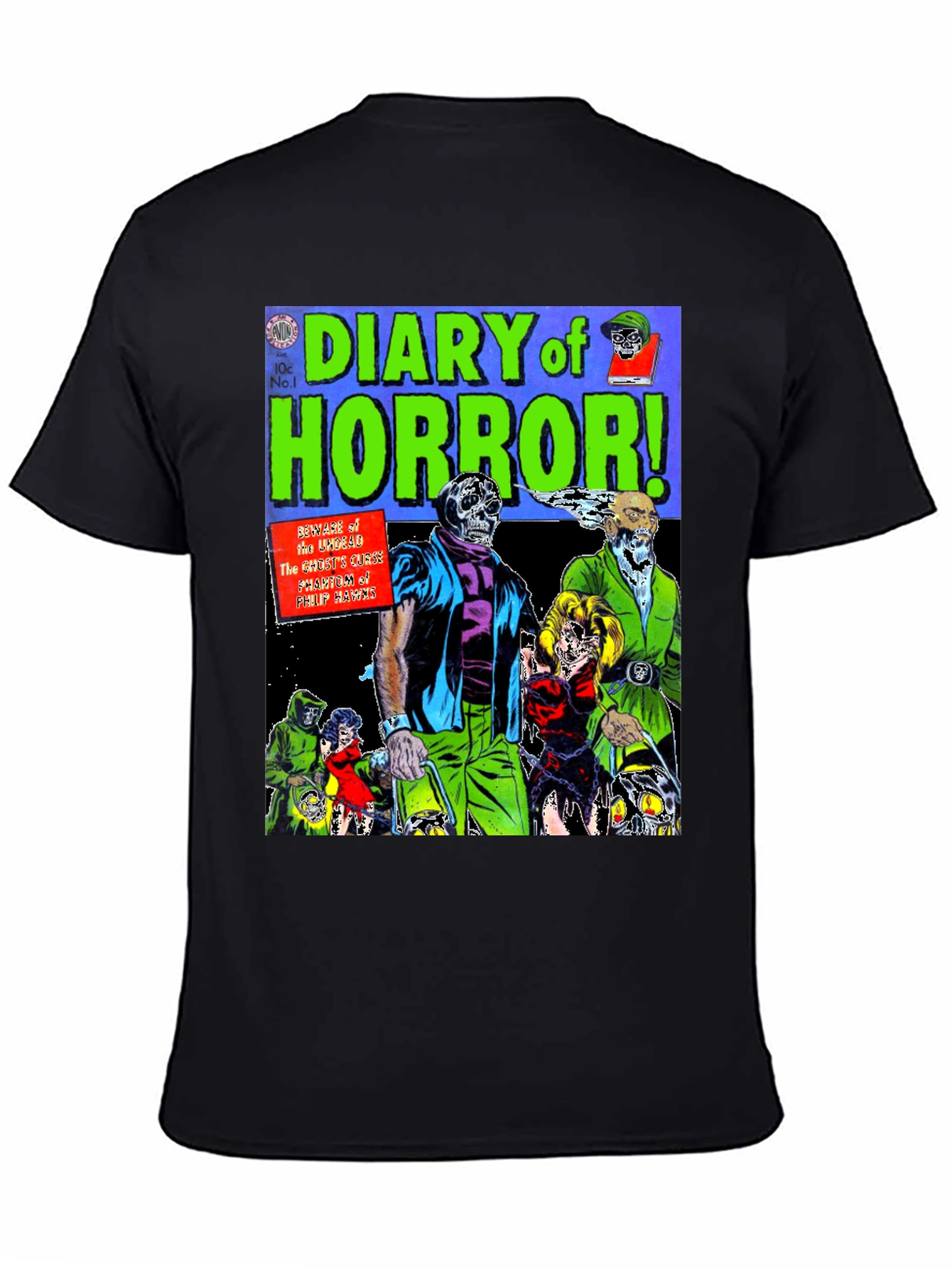 Diary of Horror Graphic T-Shirt