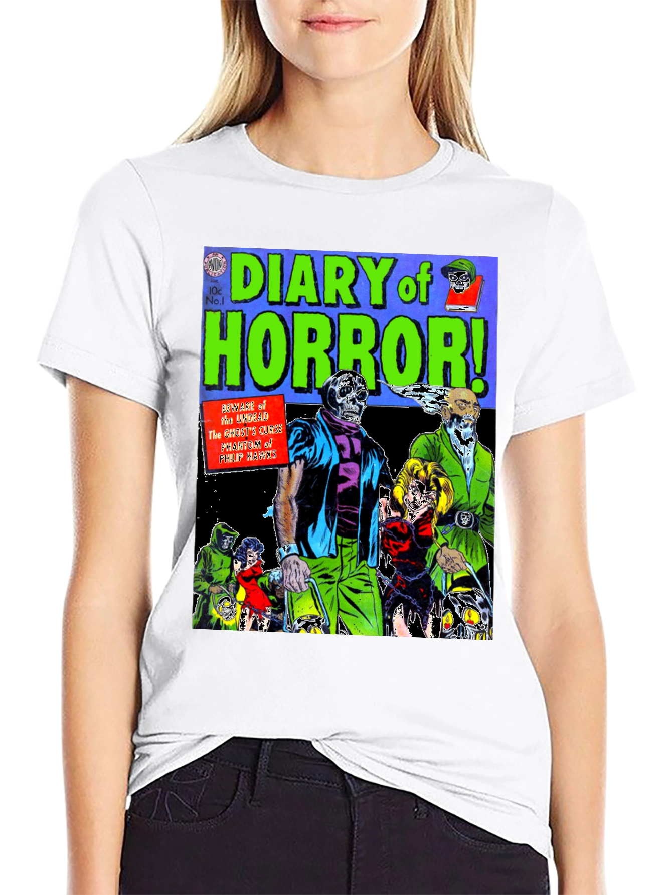 Diary of Horror Graphic T-Shirt
