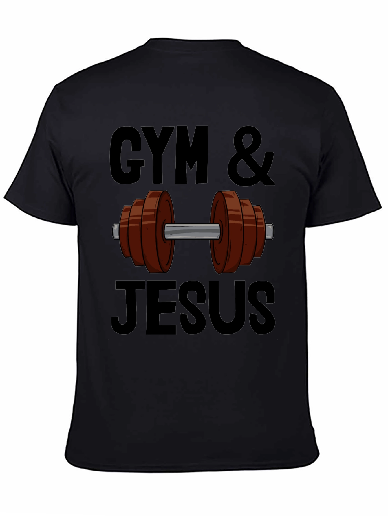 Gym & Jesus T-Shirt - Fitness & Faith Apparel