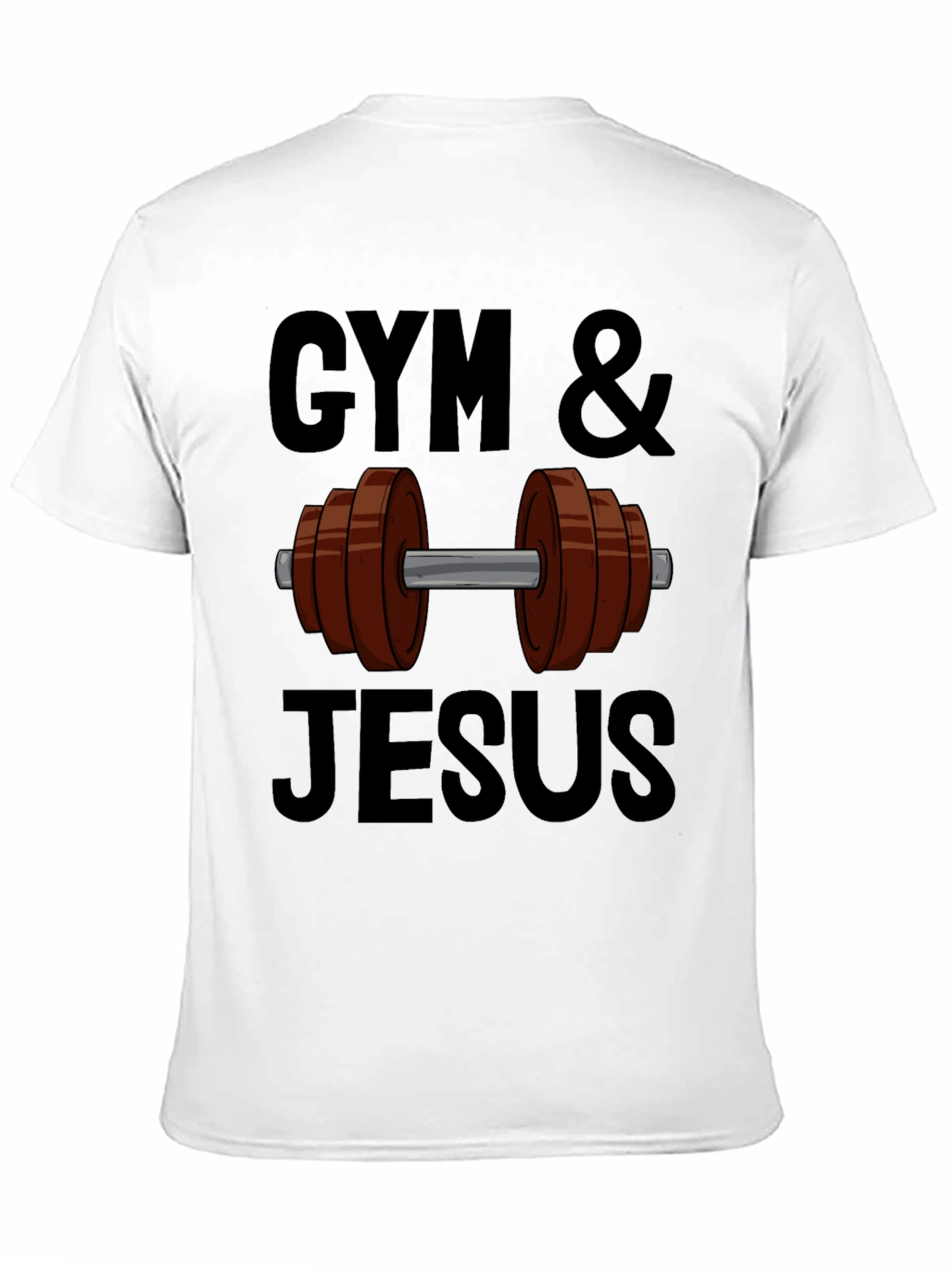 Gym & Jesus T-Shirt - Fitness & Faith Apparel