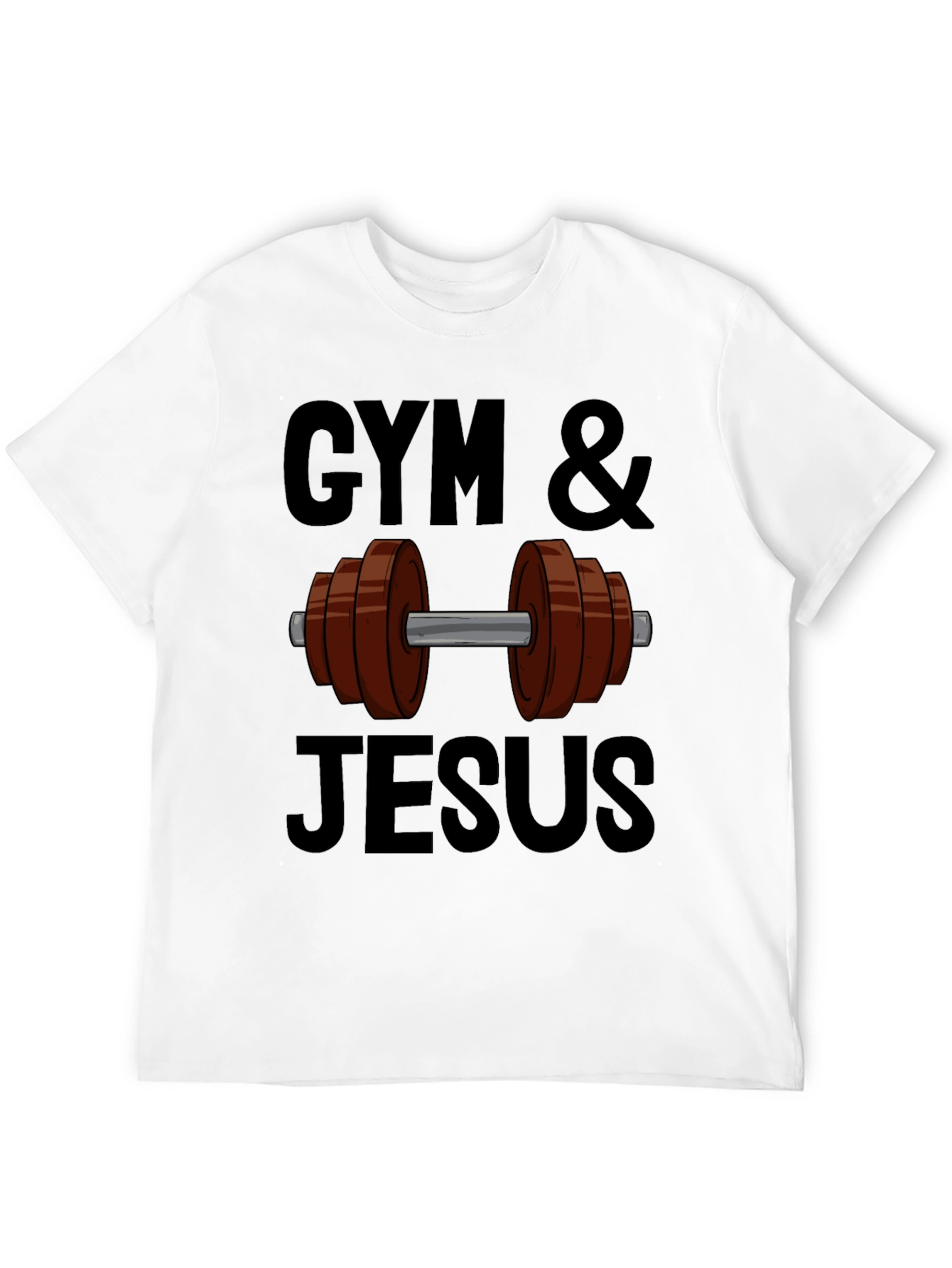 Gym & Jesus T-Shirt - Fitness & Faith Apparel