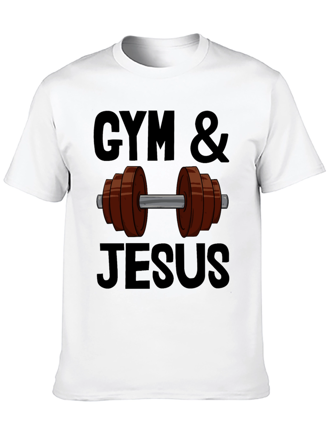 Gym & Jesus T-Shirt - Fitness & Faith Apparel