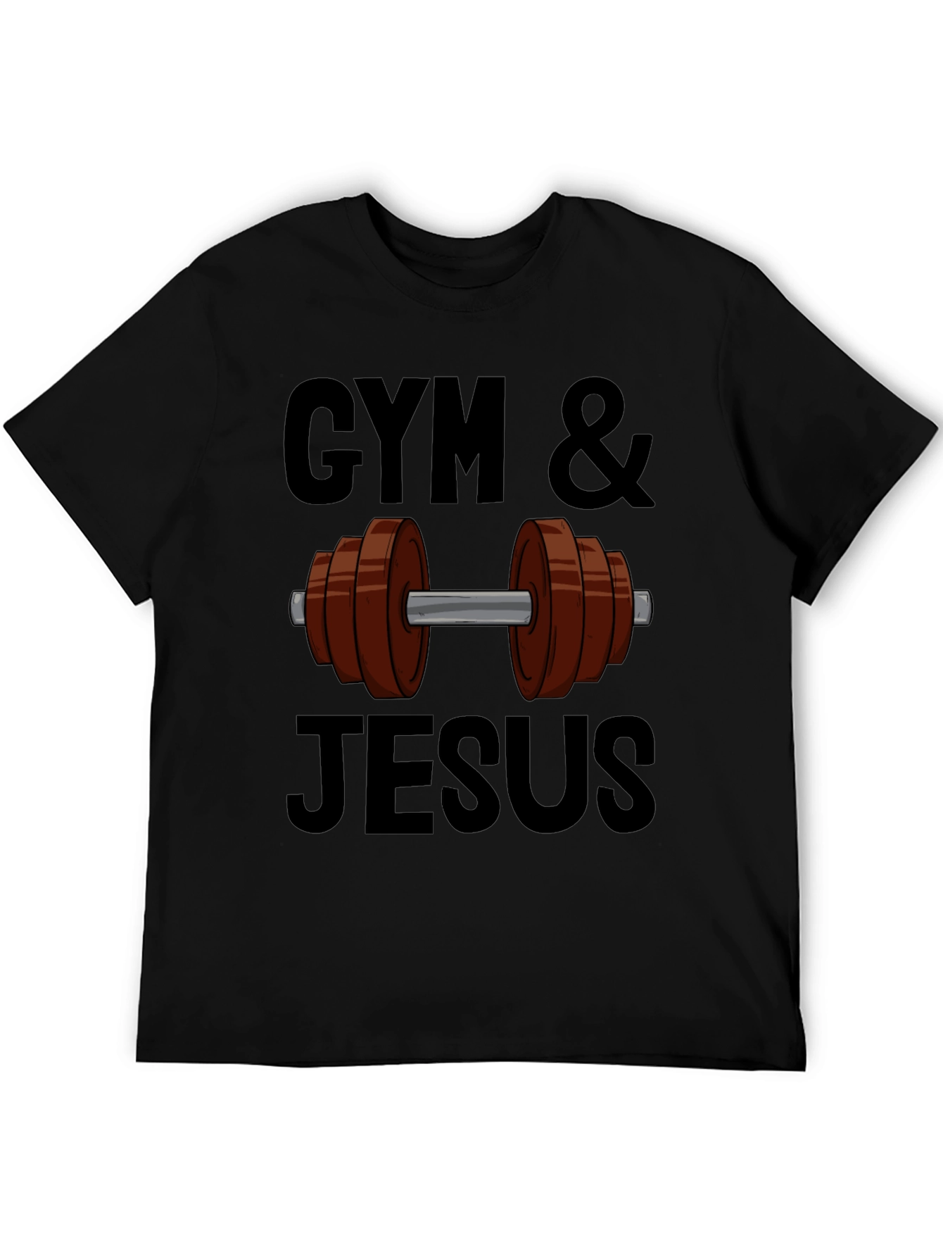 Gym & Jesus T-Shirt - Fitness & Faith Apparel