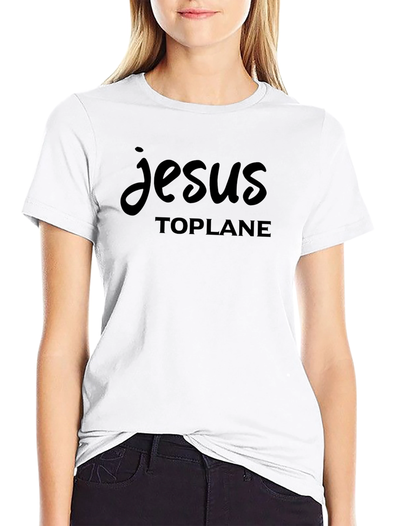 Jesus Toplane Black Tee - Gaming Inspired