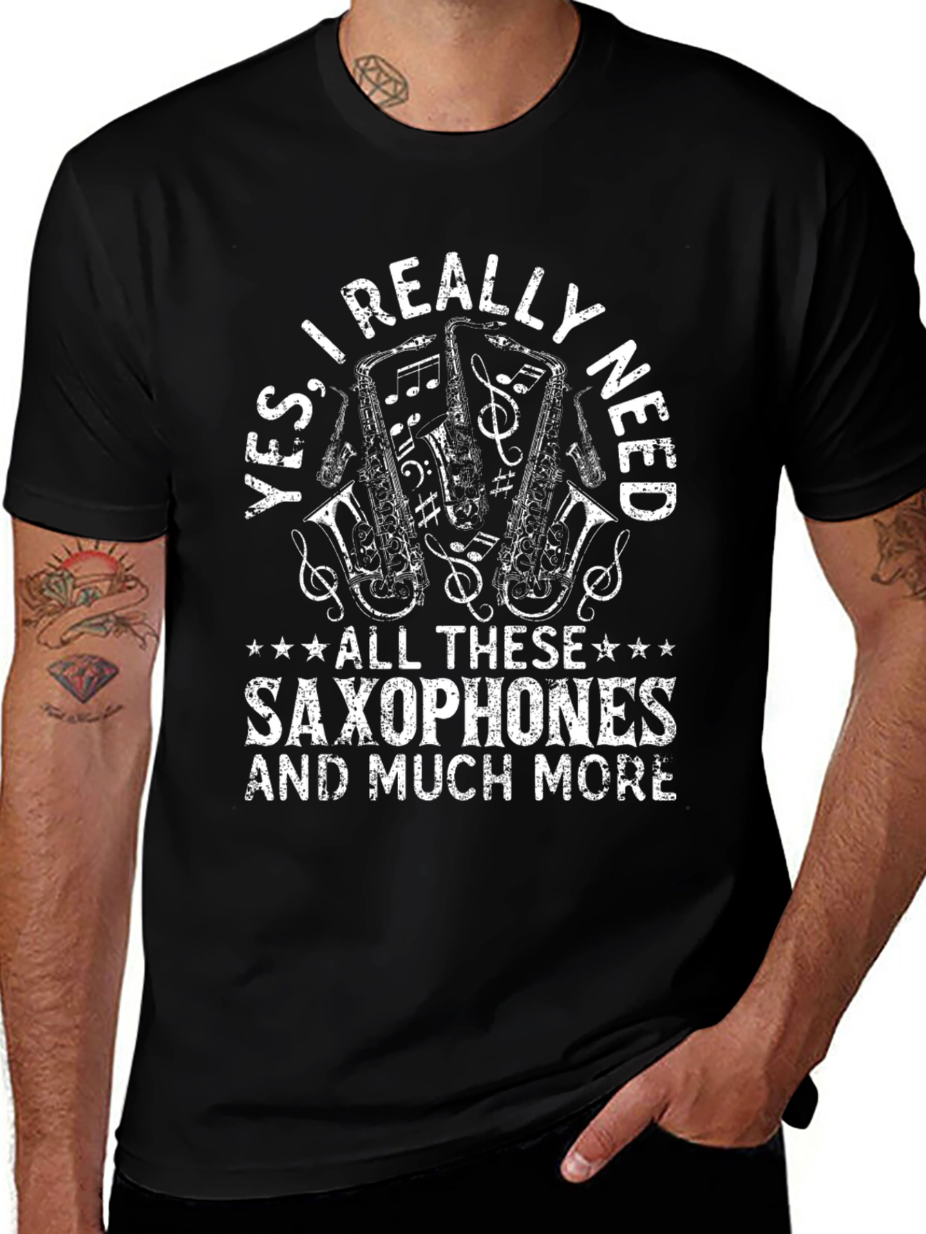 Saxophone T-Shirt - Musician Gift Tee