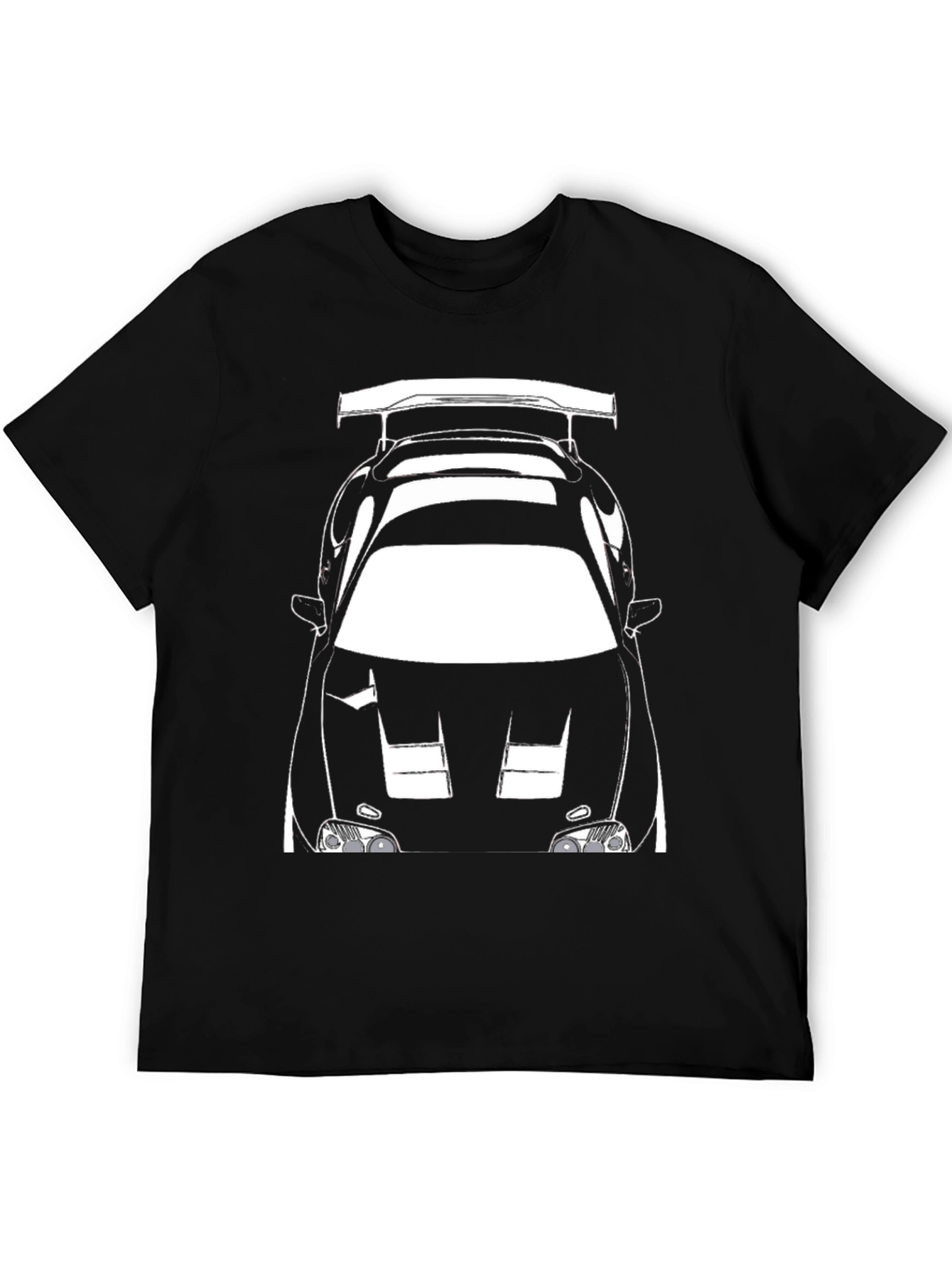 Black Car Graphic Tee - Automotive Enthusiast Shirt