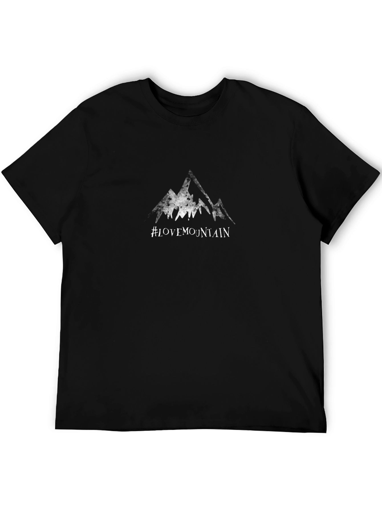 #LOVE MOUNTAIN Black T-Shirt