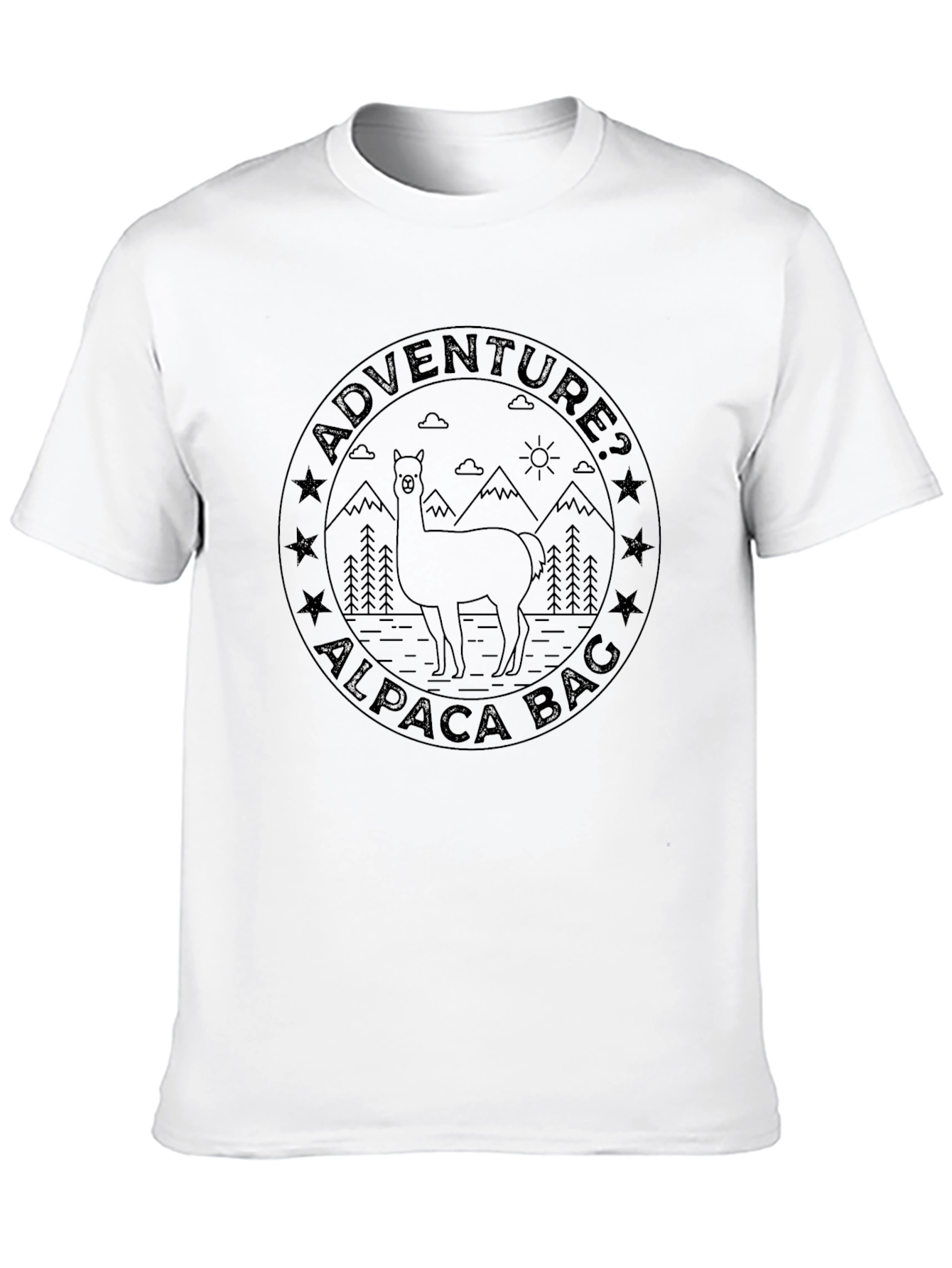 Adventure Alpaca Graphic T-Shirt