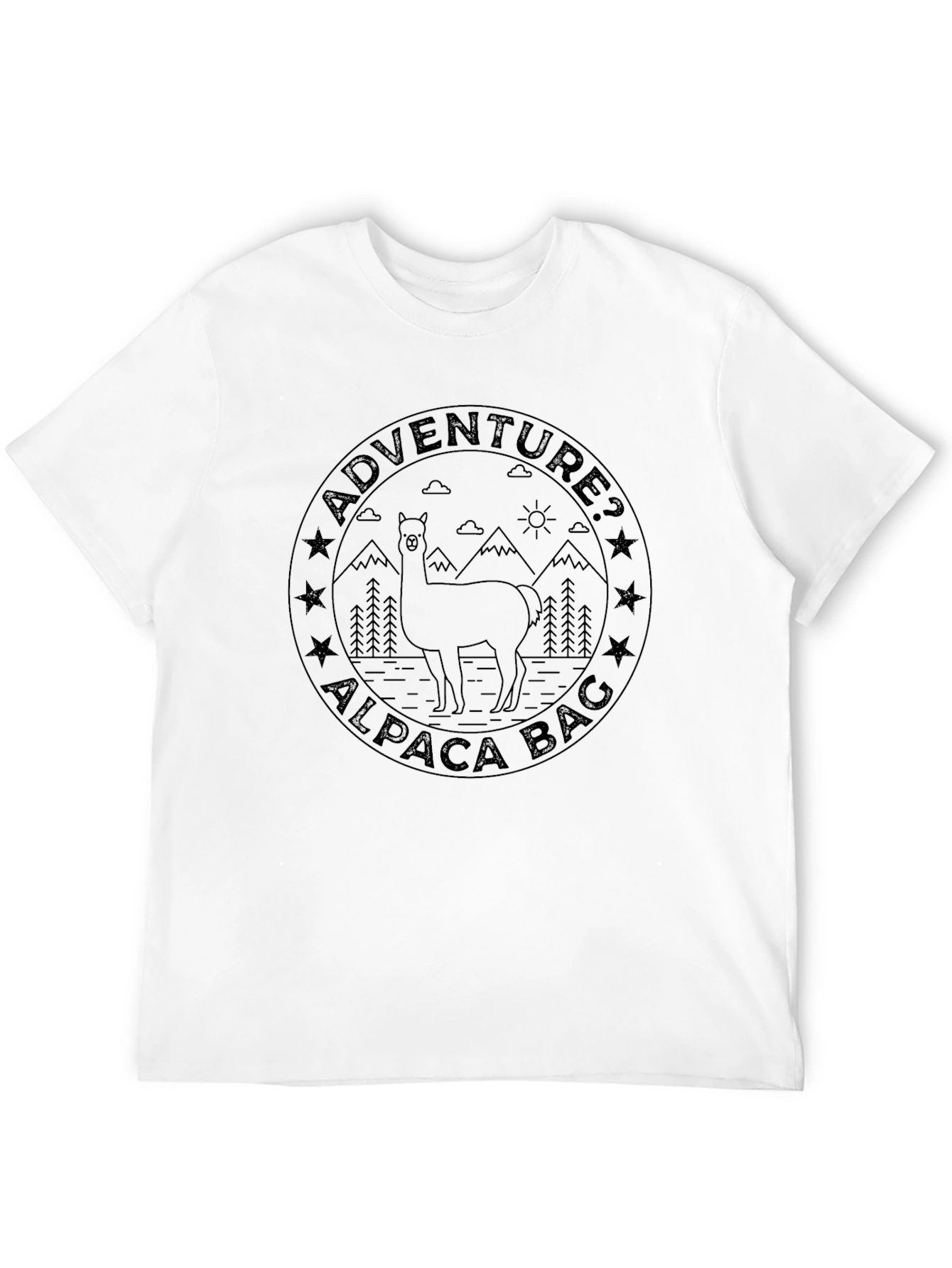 Adventure Alpaca Graphic T-Shirt