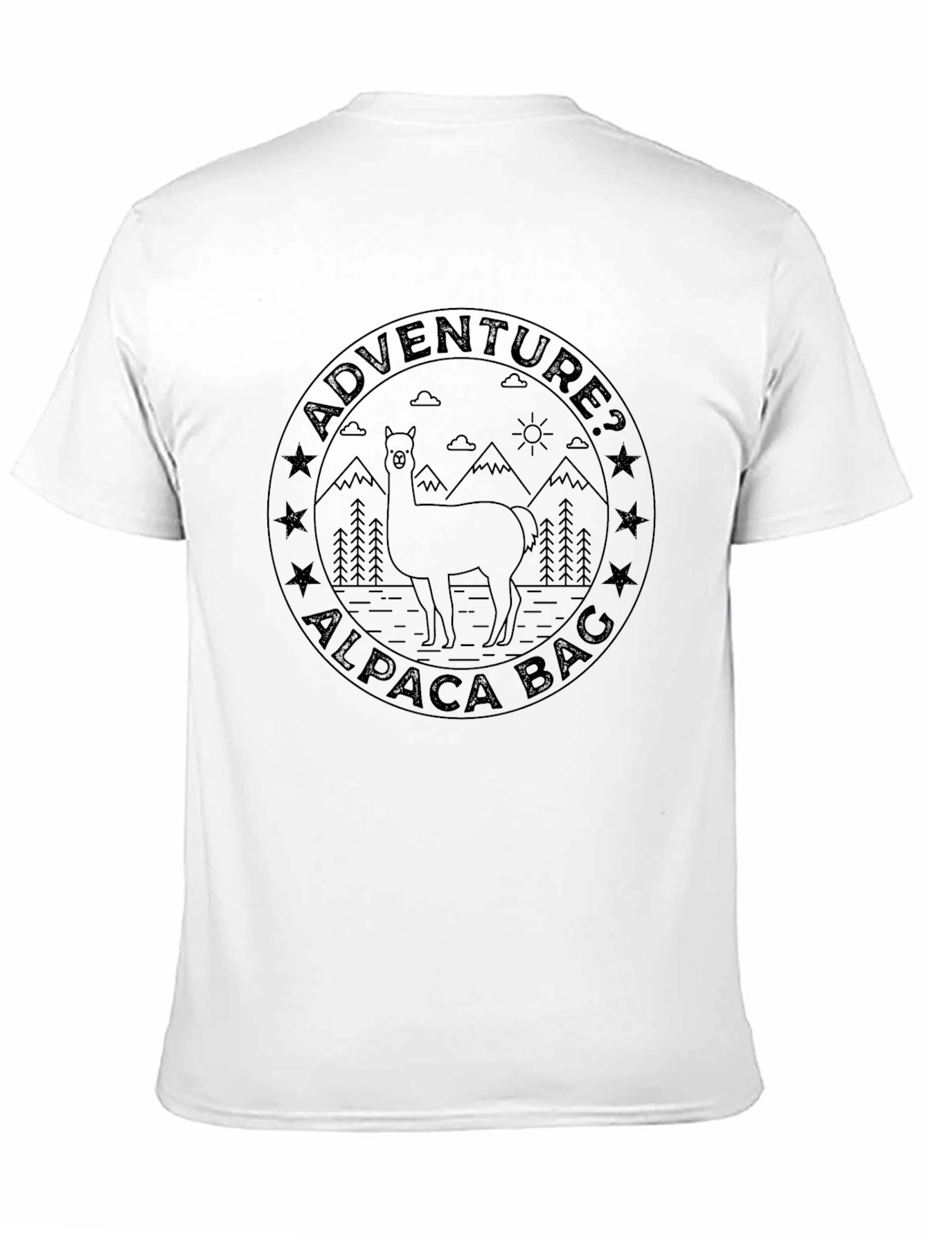 Adventure Alpaca Graphic T-Shirt