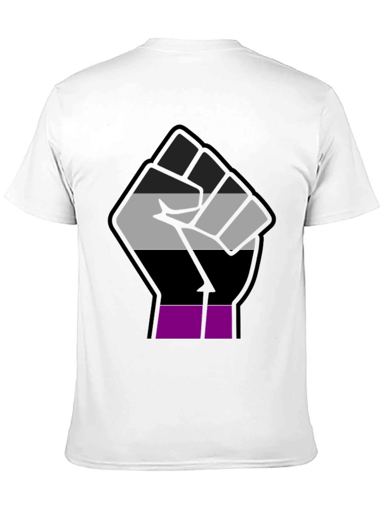 Ace Pride Fist T-Shirt - Asexual Visibility
