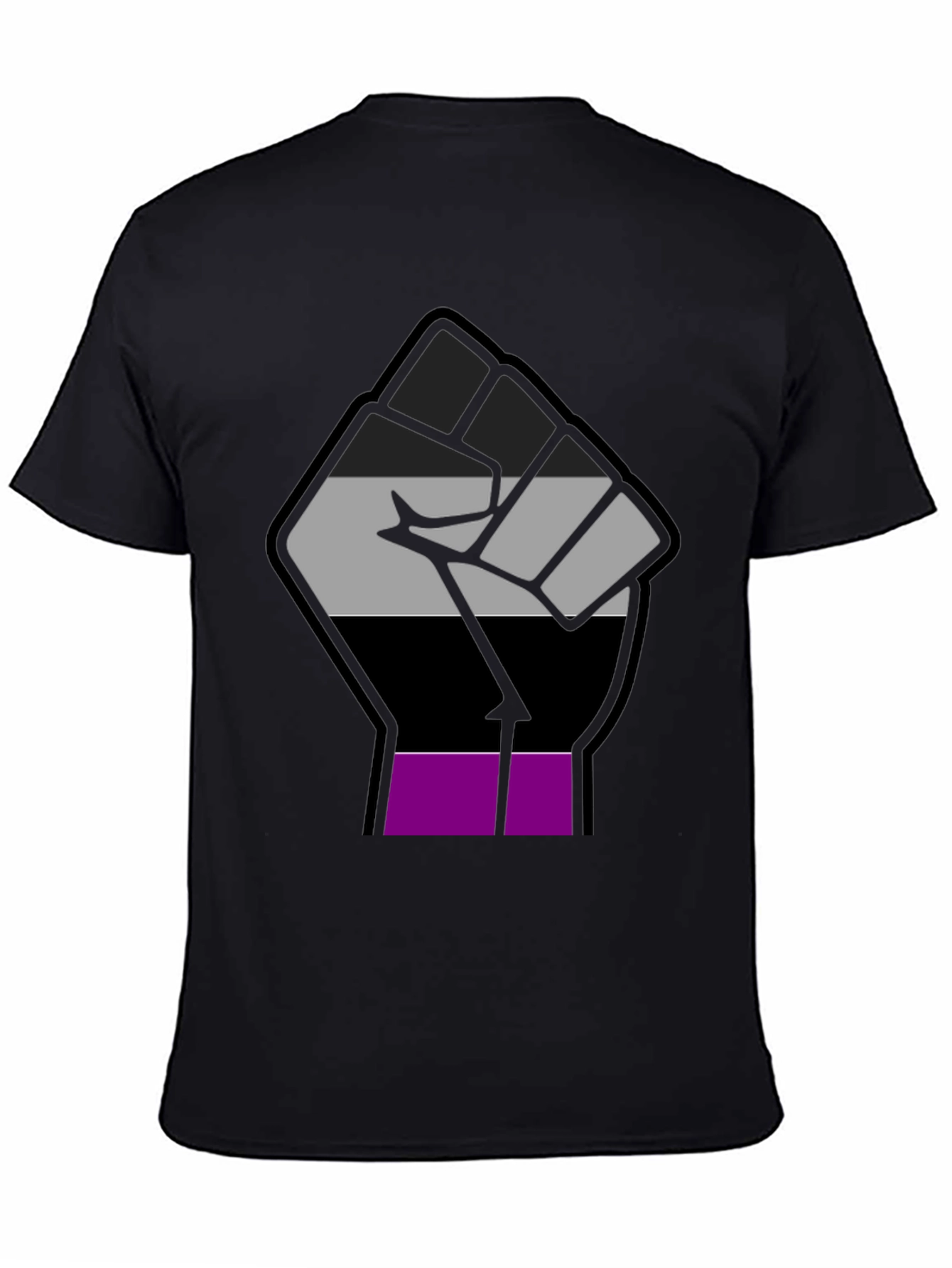 Ace Pride Fist T-Shirt - Asexual Visibility