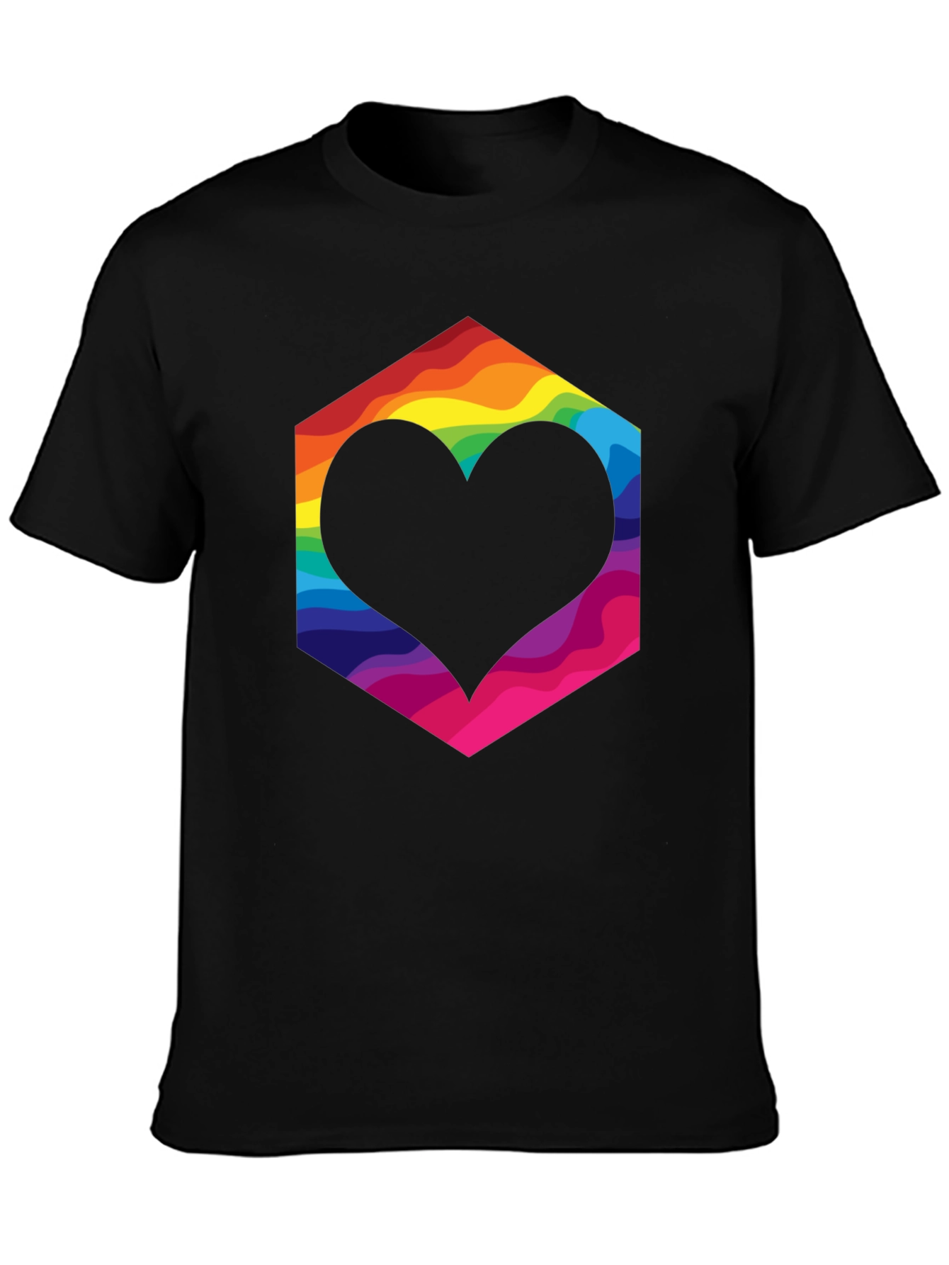 Rainbow Heart Graphic Tee