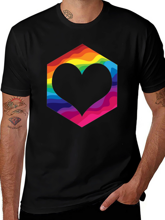 Rainbow Heart Graphic Tee