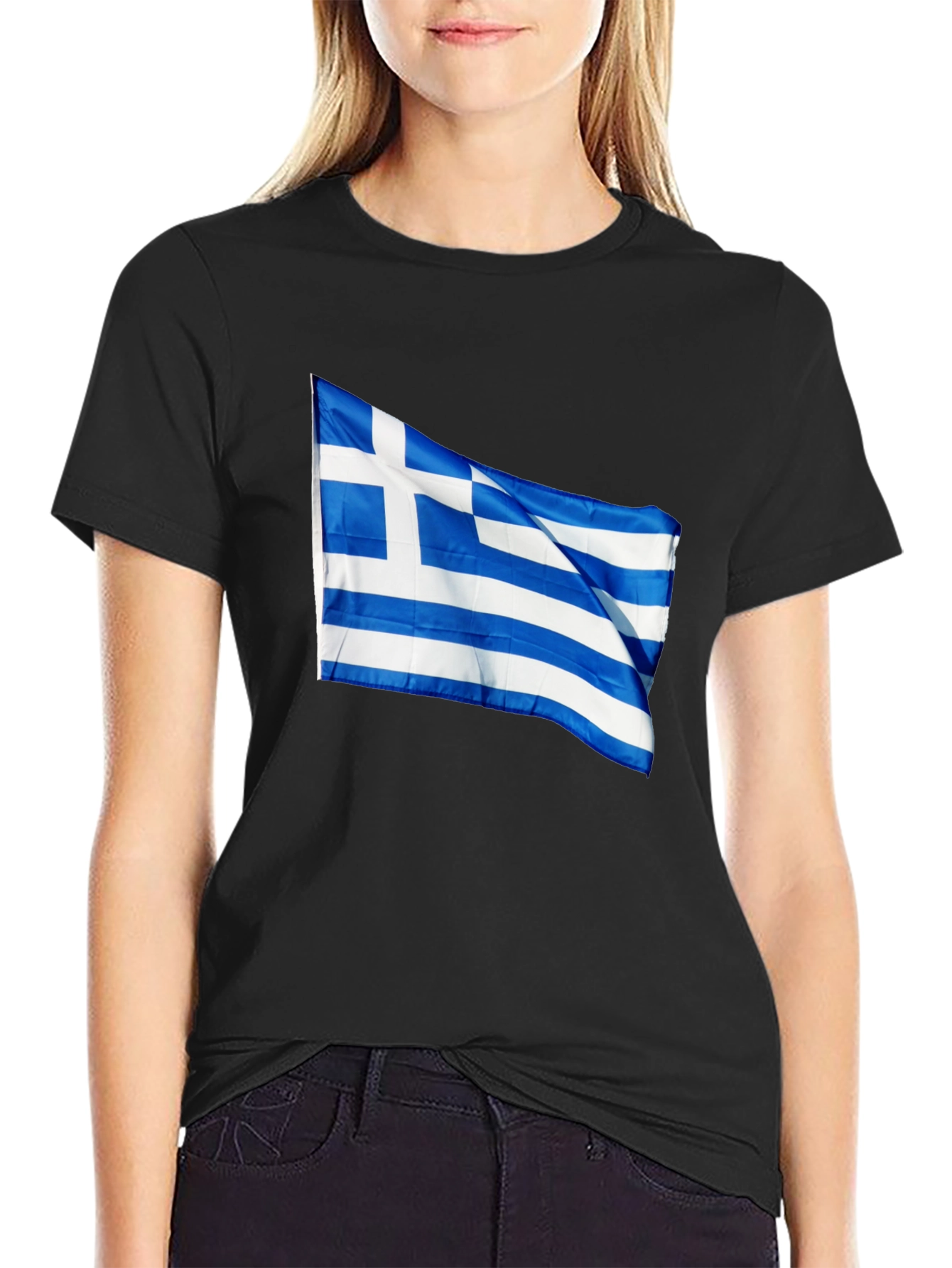Greek Flag T-Shirt - Show Your Pride!