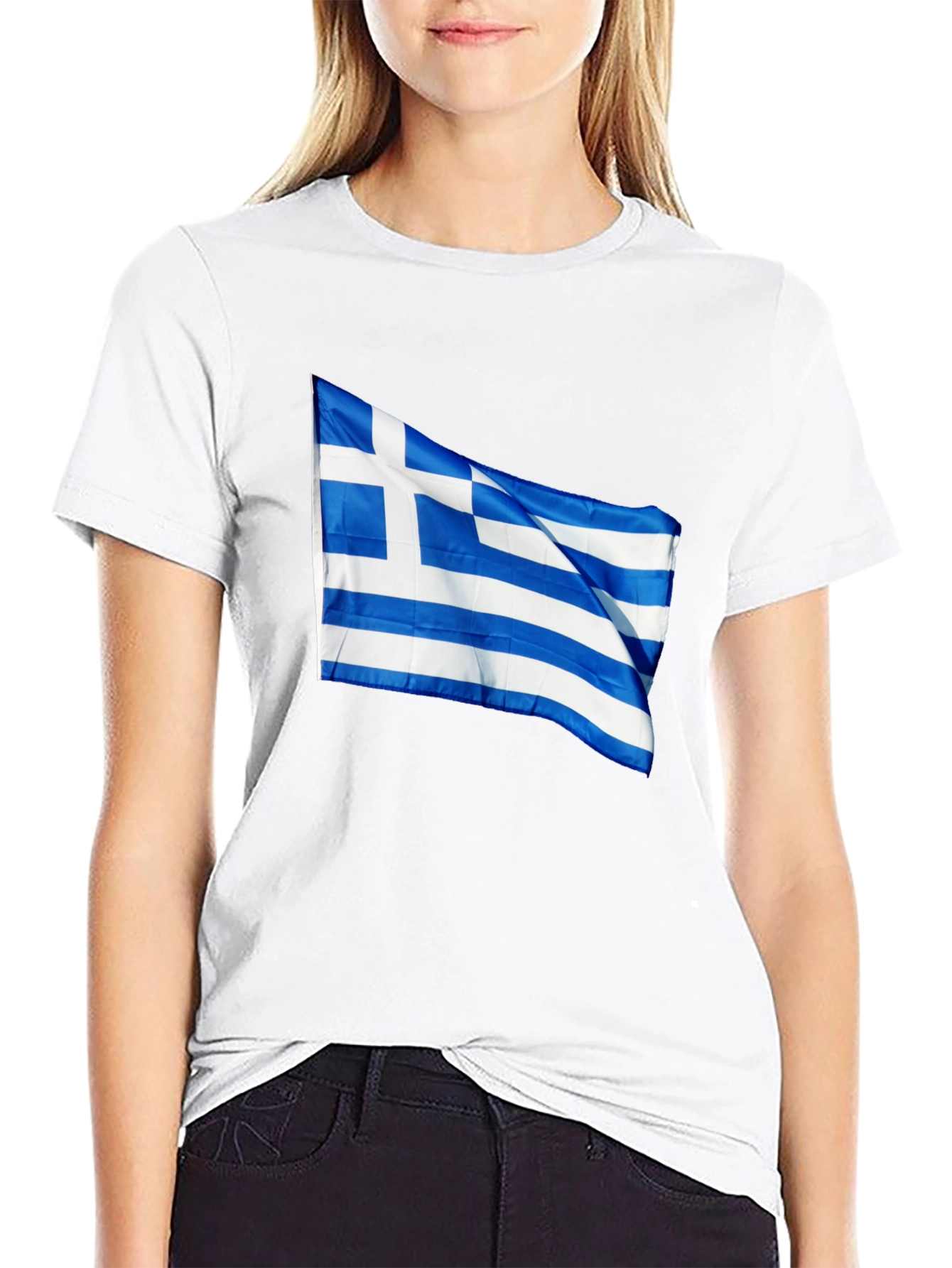 Greek Flag T-Shirt - Show Your Pride!