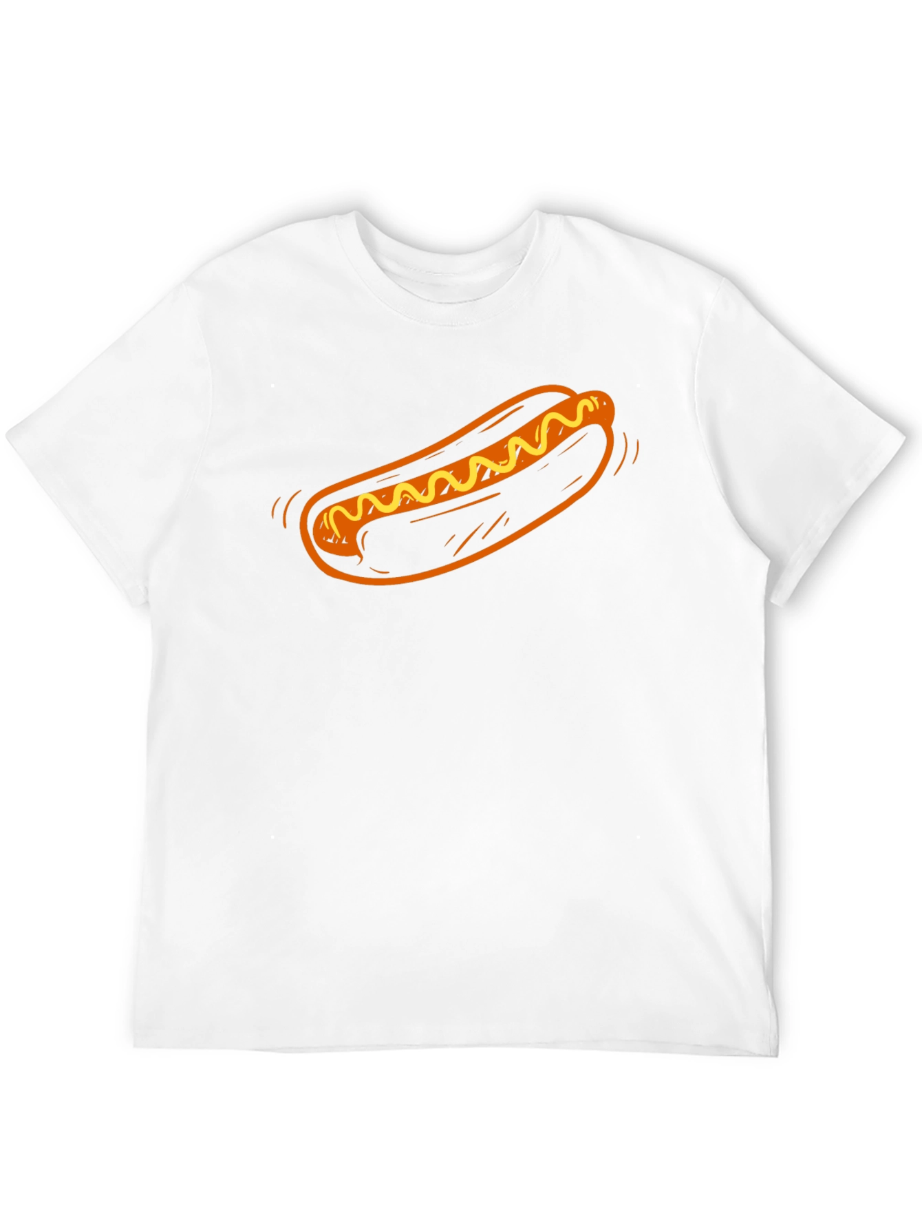 Hot Dog Graphic T-Shirt – Funny Food Lover Tee