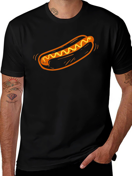 Hot Dog Graphic T-Shirt – Funny Food Lover Tee
