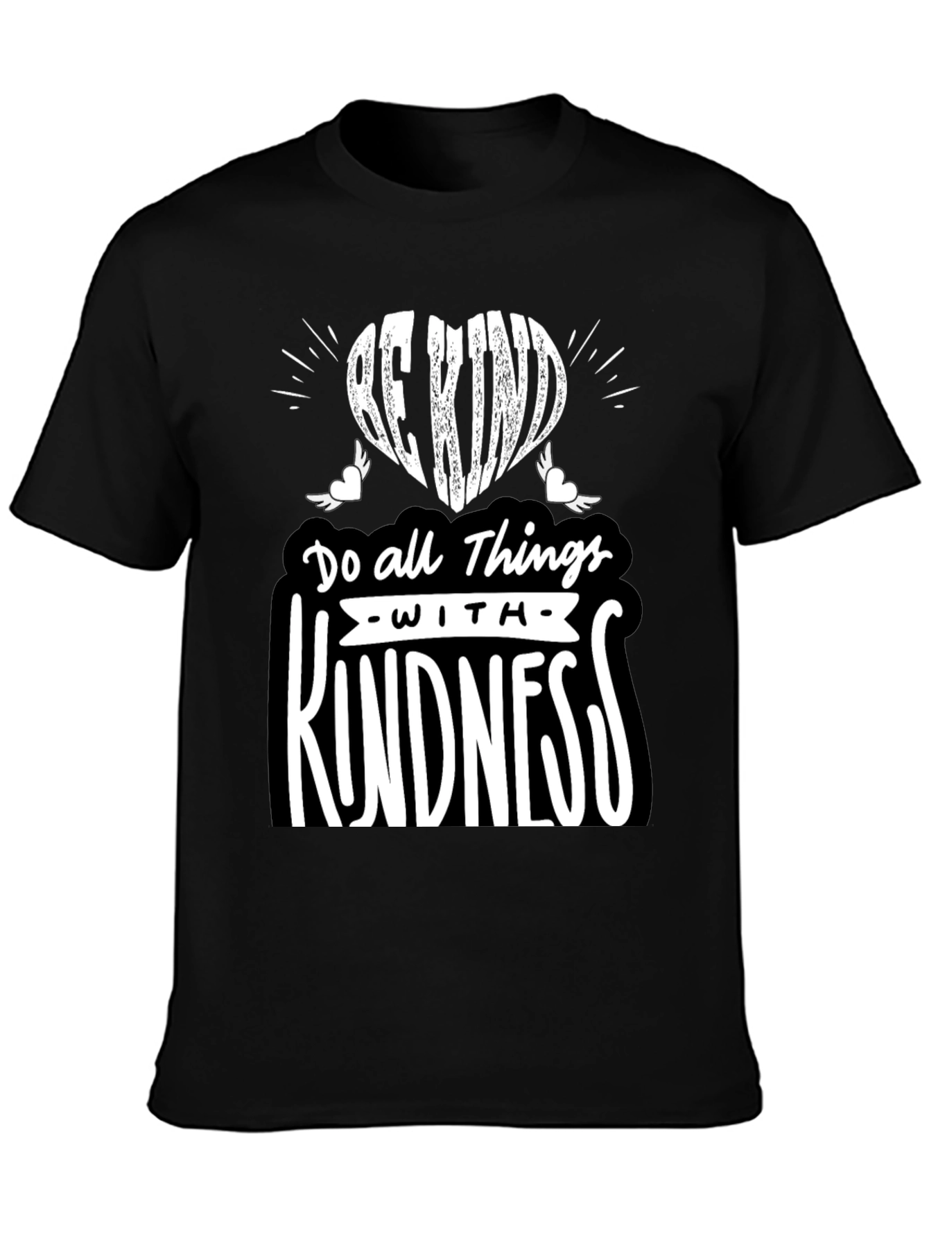 Be Kind Graphic T-Shirt - Black