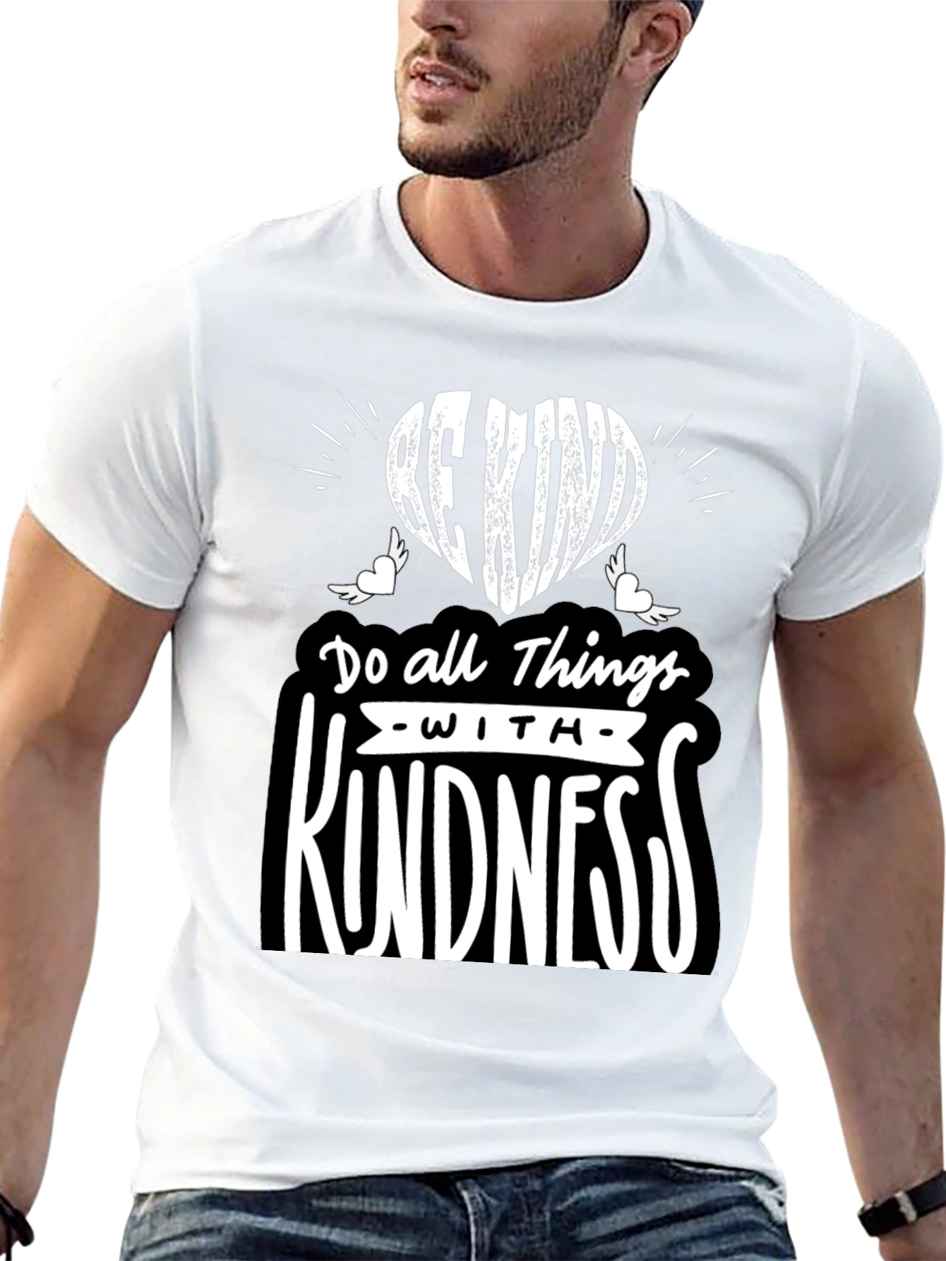 Be Kind Graphic T-Shirt - Black