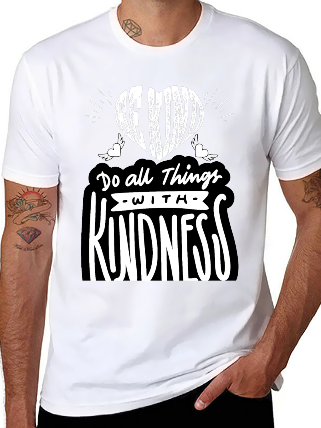 Be Kind Graphic T-Shirt - Black