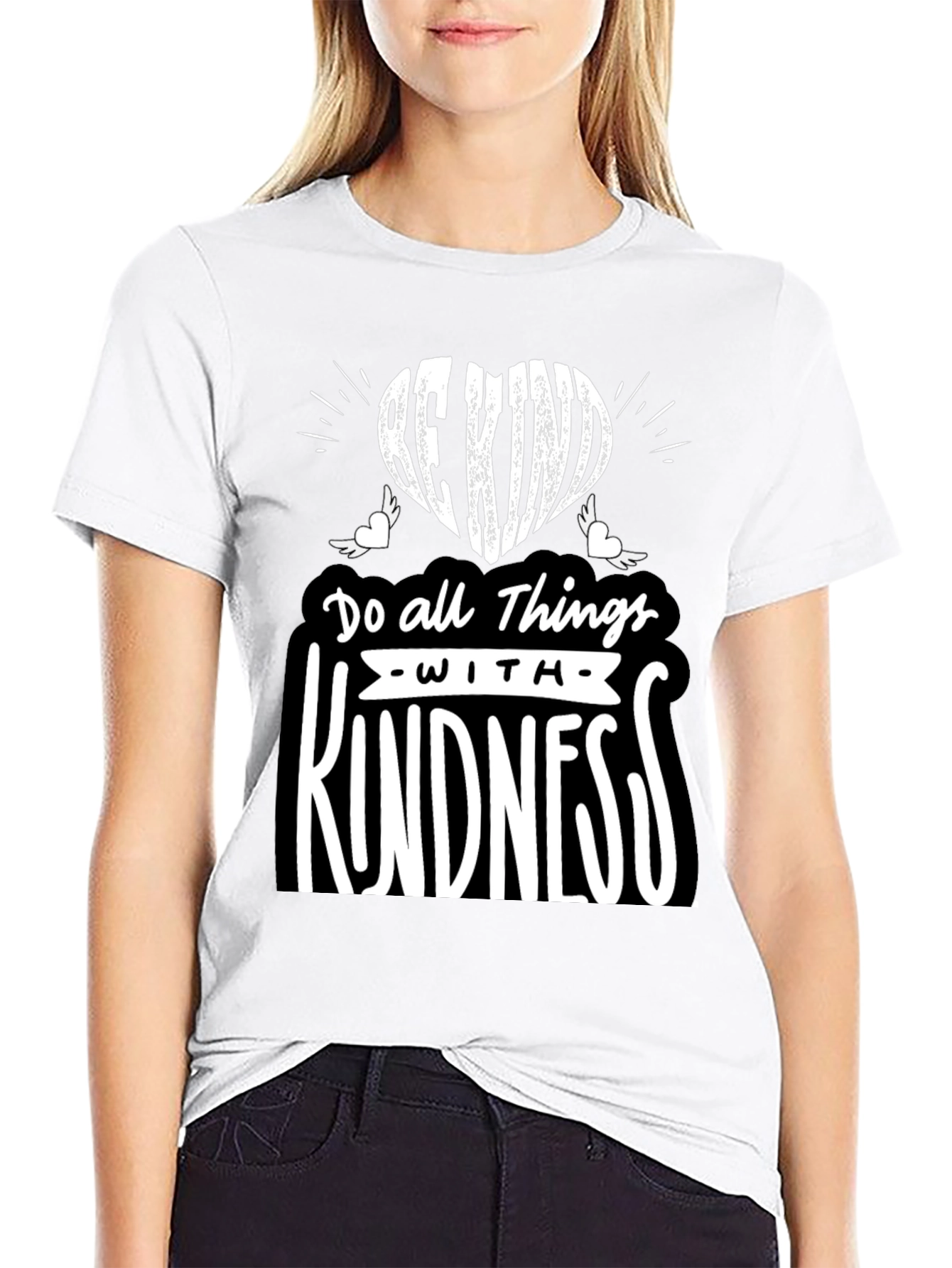 Be Kind Graphic T-Shirt - Black