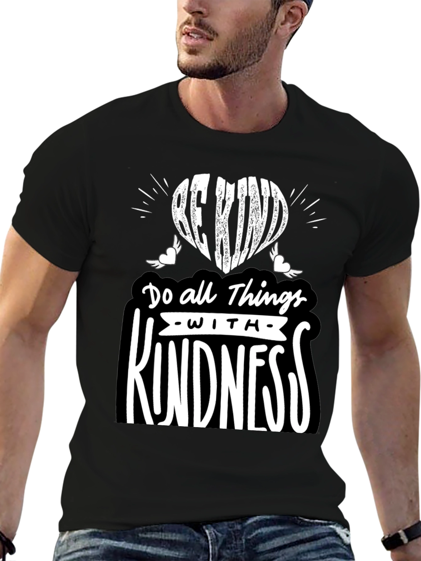 Be Kind Graphic T-Shirt - Black
