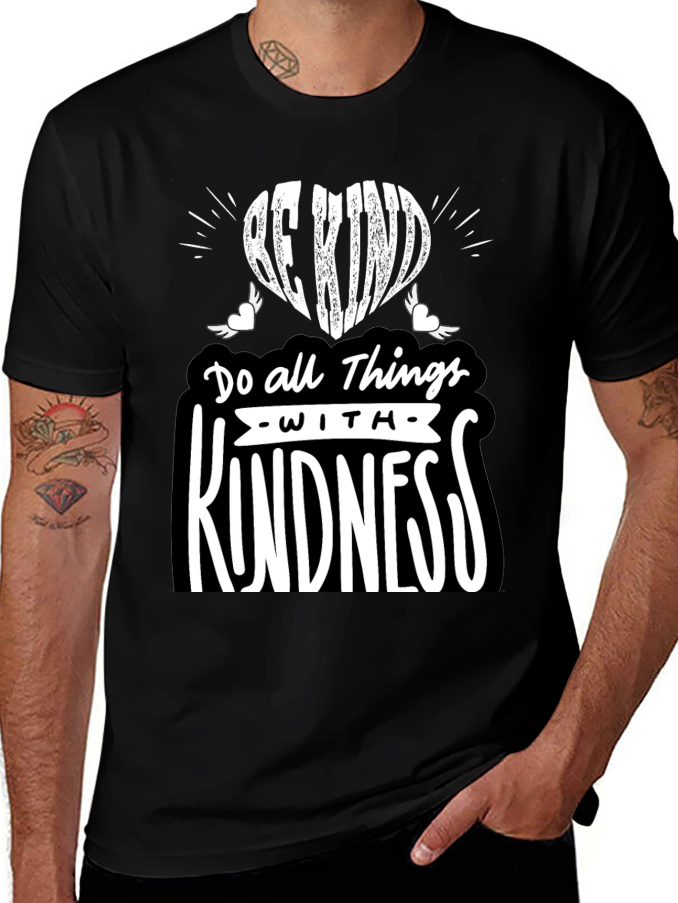Be Kind Graphic T-Shirt - Black