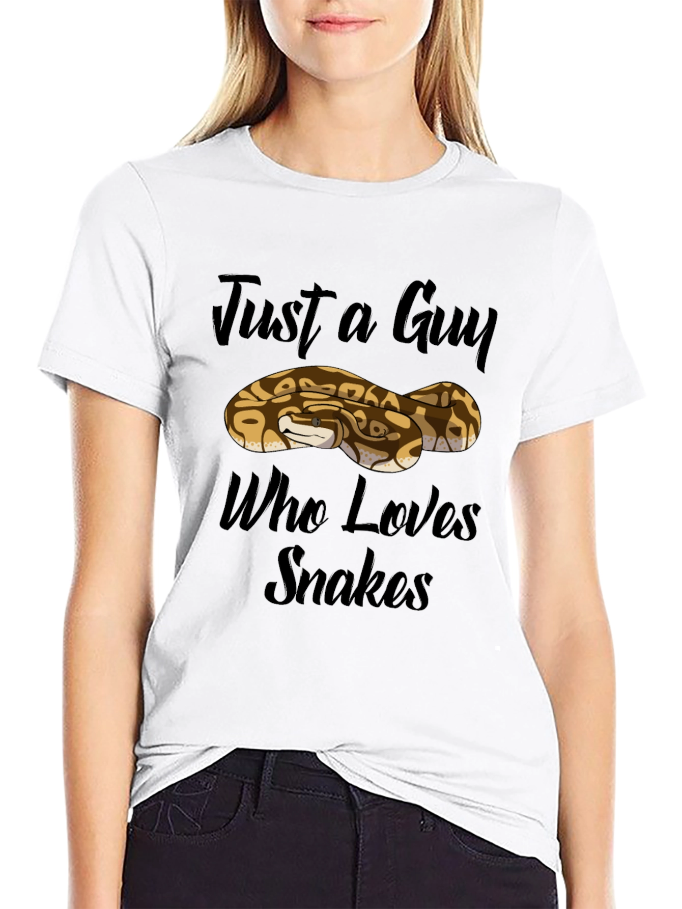 Just a Guy Who Loves Snakes T-Shirt