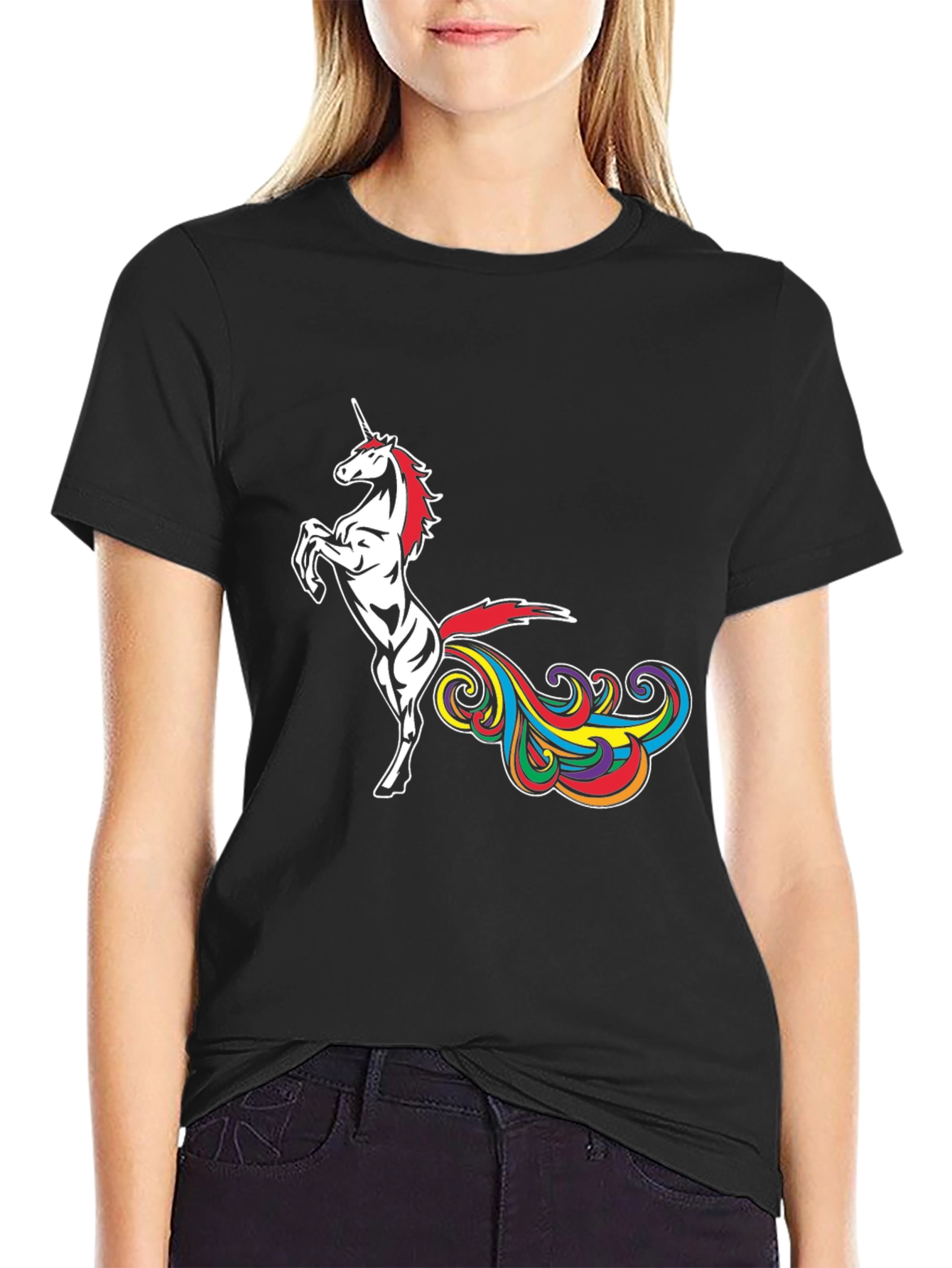 Unicorn Rainbow Fart Graphic Tee
