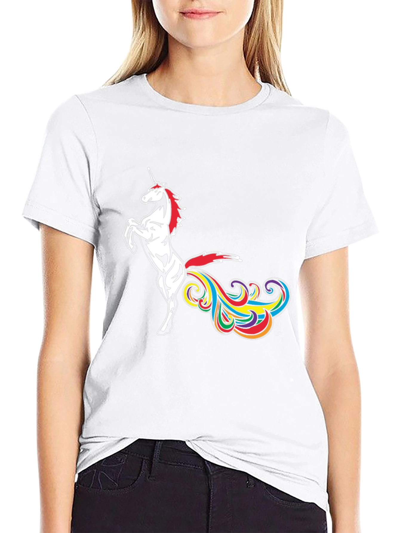 Unicorn Rainbow Fart Graphic Tee
