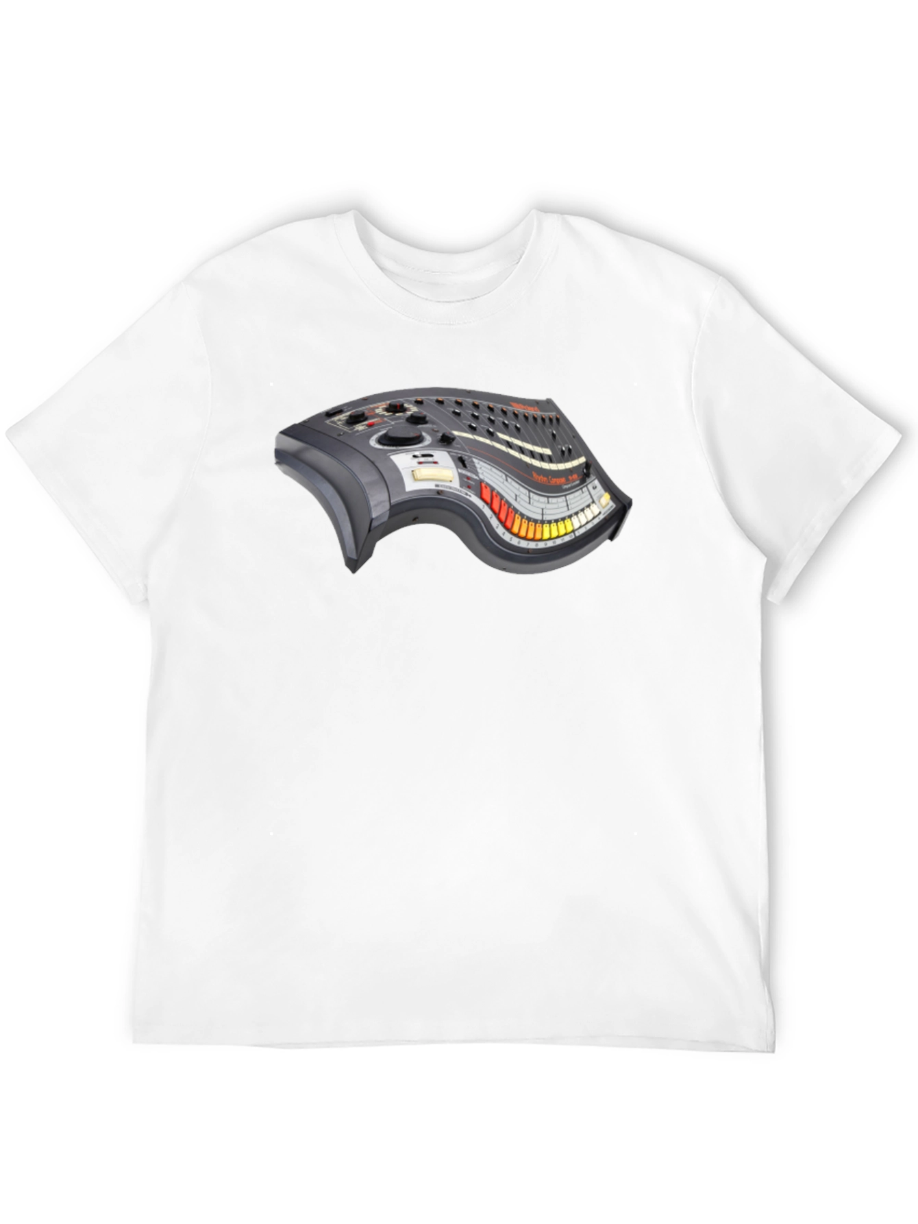 Synthesizer Graphic T-Shirt - Retro Music Style