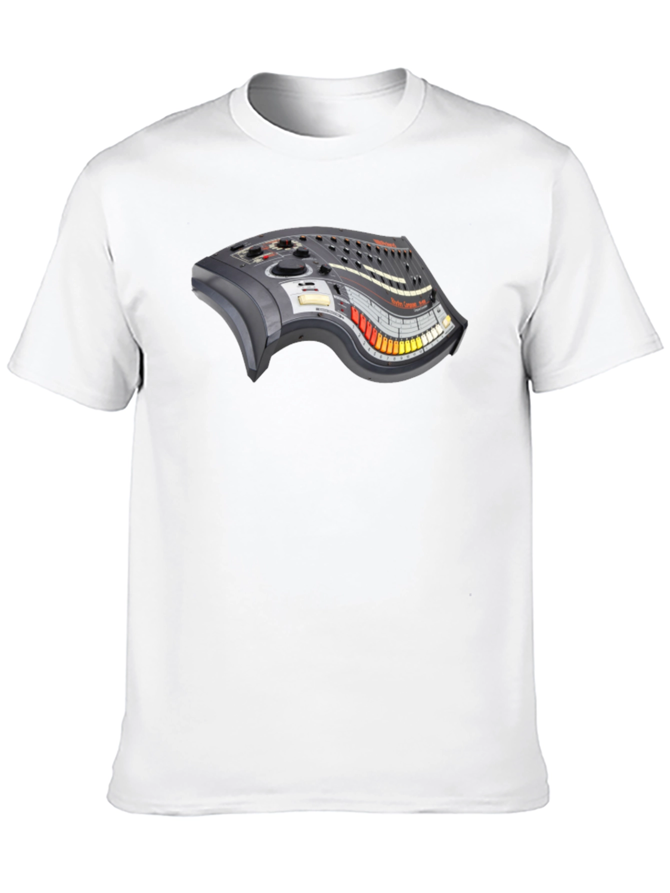 Synthesizer Graphic T-Shirt - Retro Music Style