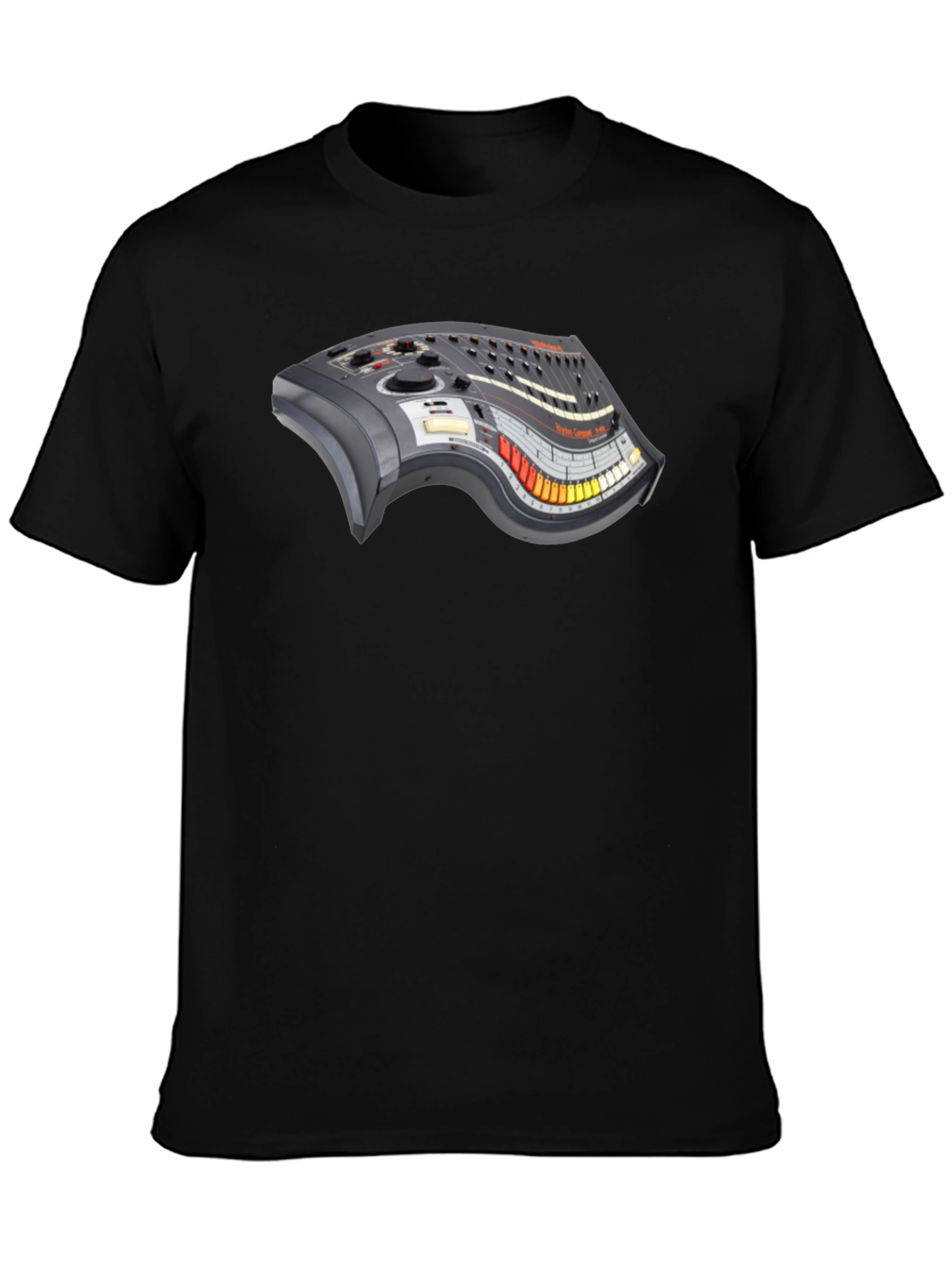 Synthesizer Graphic T-Shirt - Retro Music Style