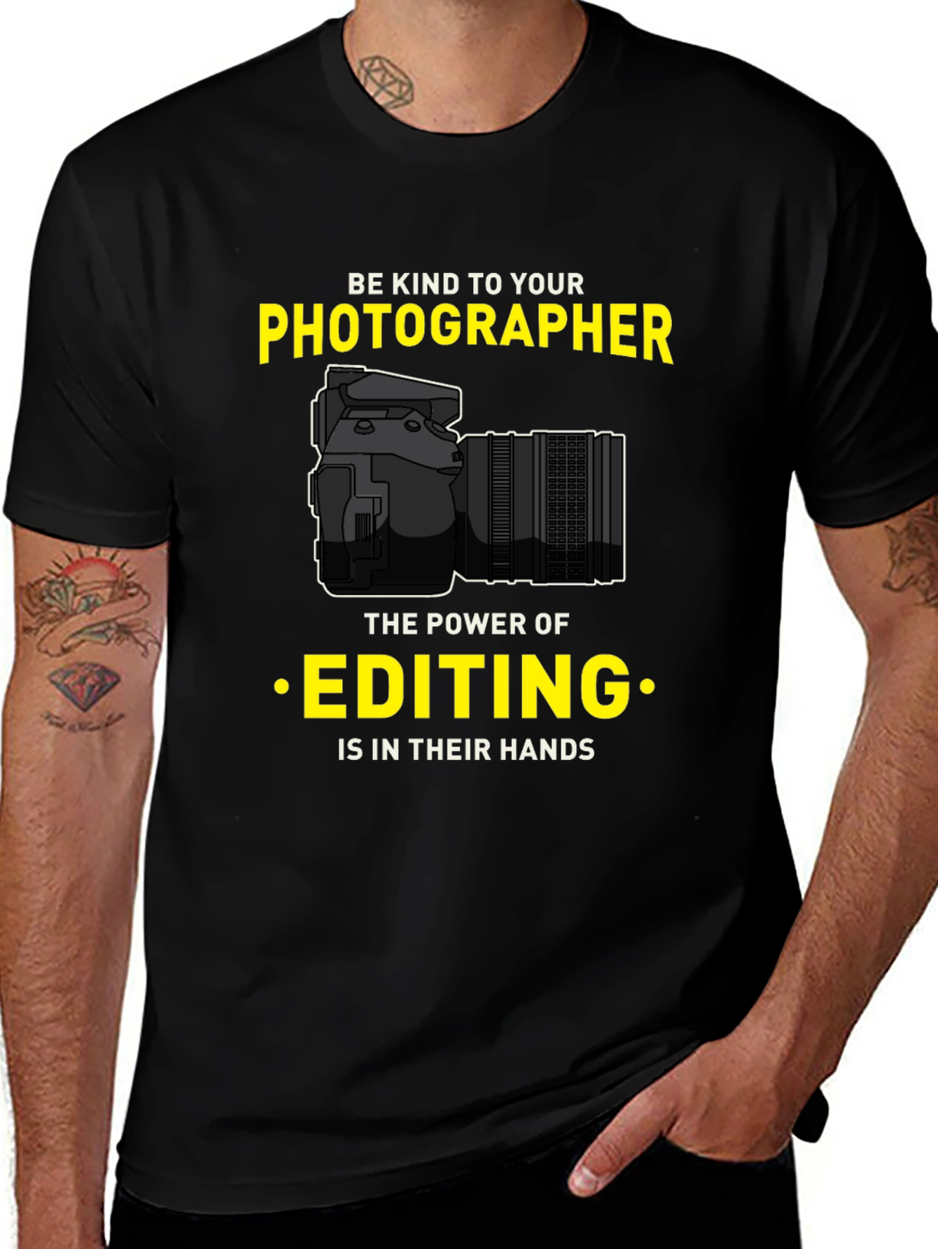 Photographer Editing Humor T-Shirt