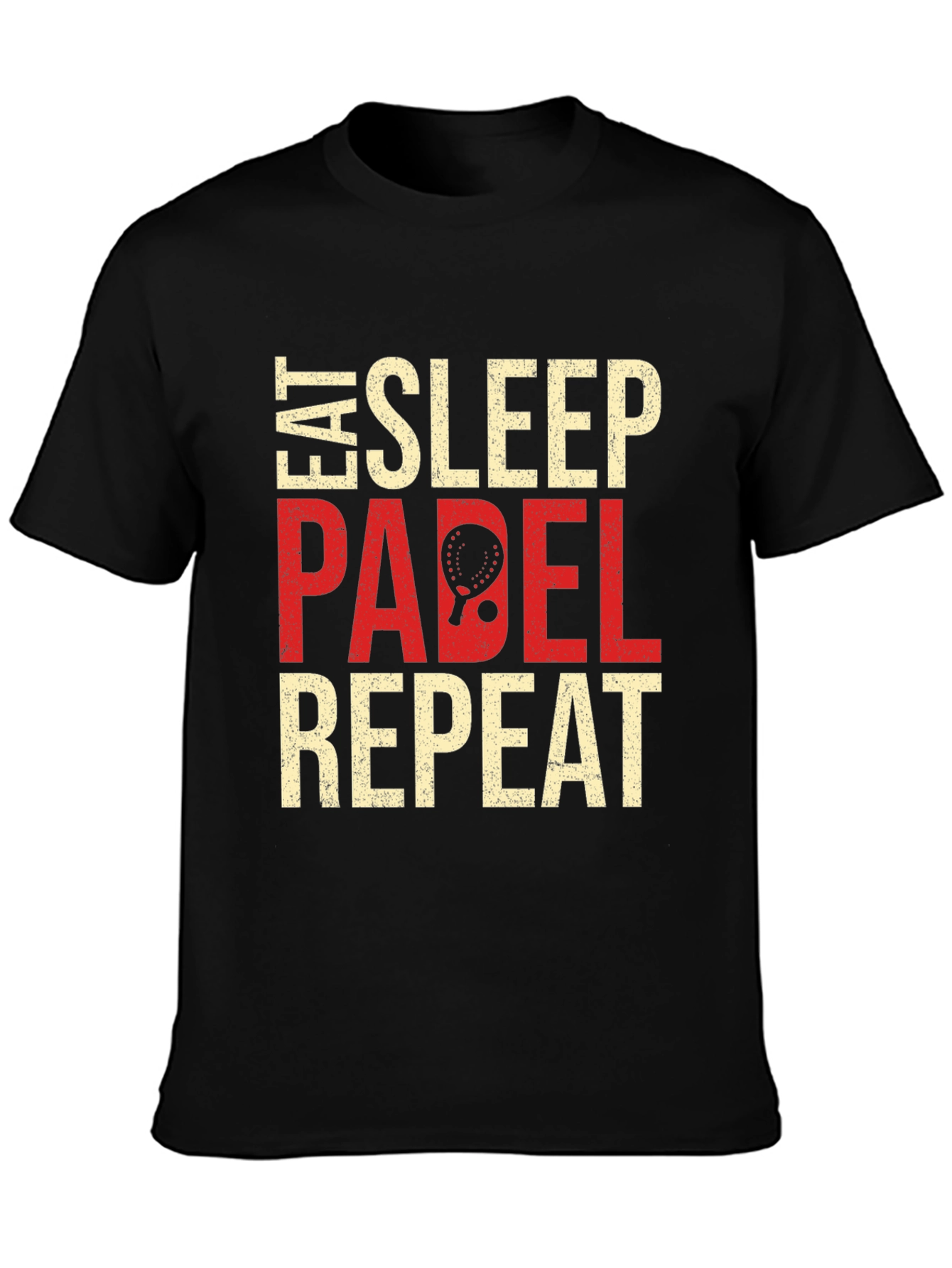 Eat Sleep Padel Repeat Graphic Tee