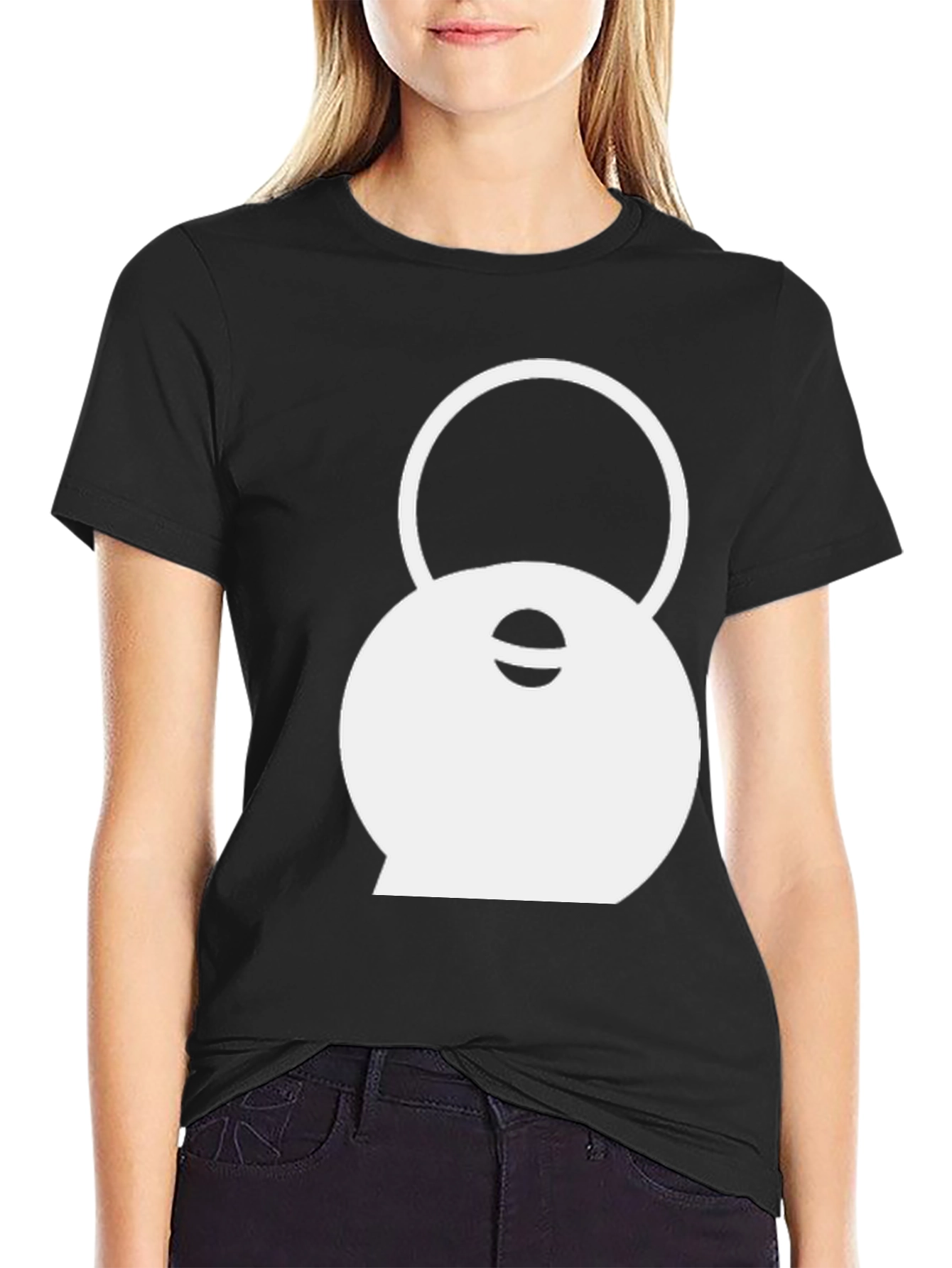 Modern Kettlebell Graphic T-Shirt - Black