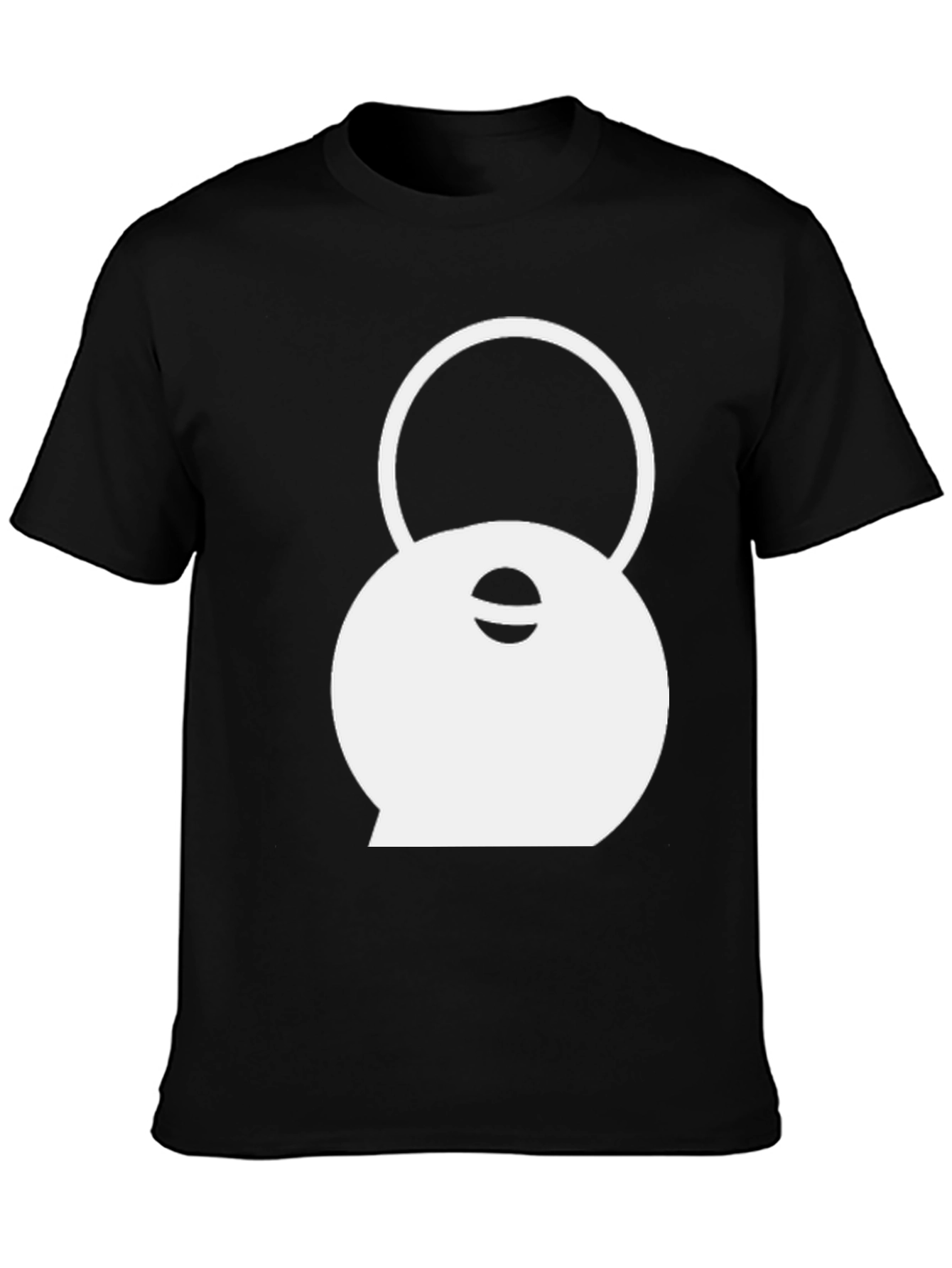 Modern Kettlebell Graphic T-Shirt - Black