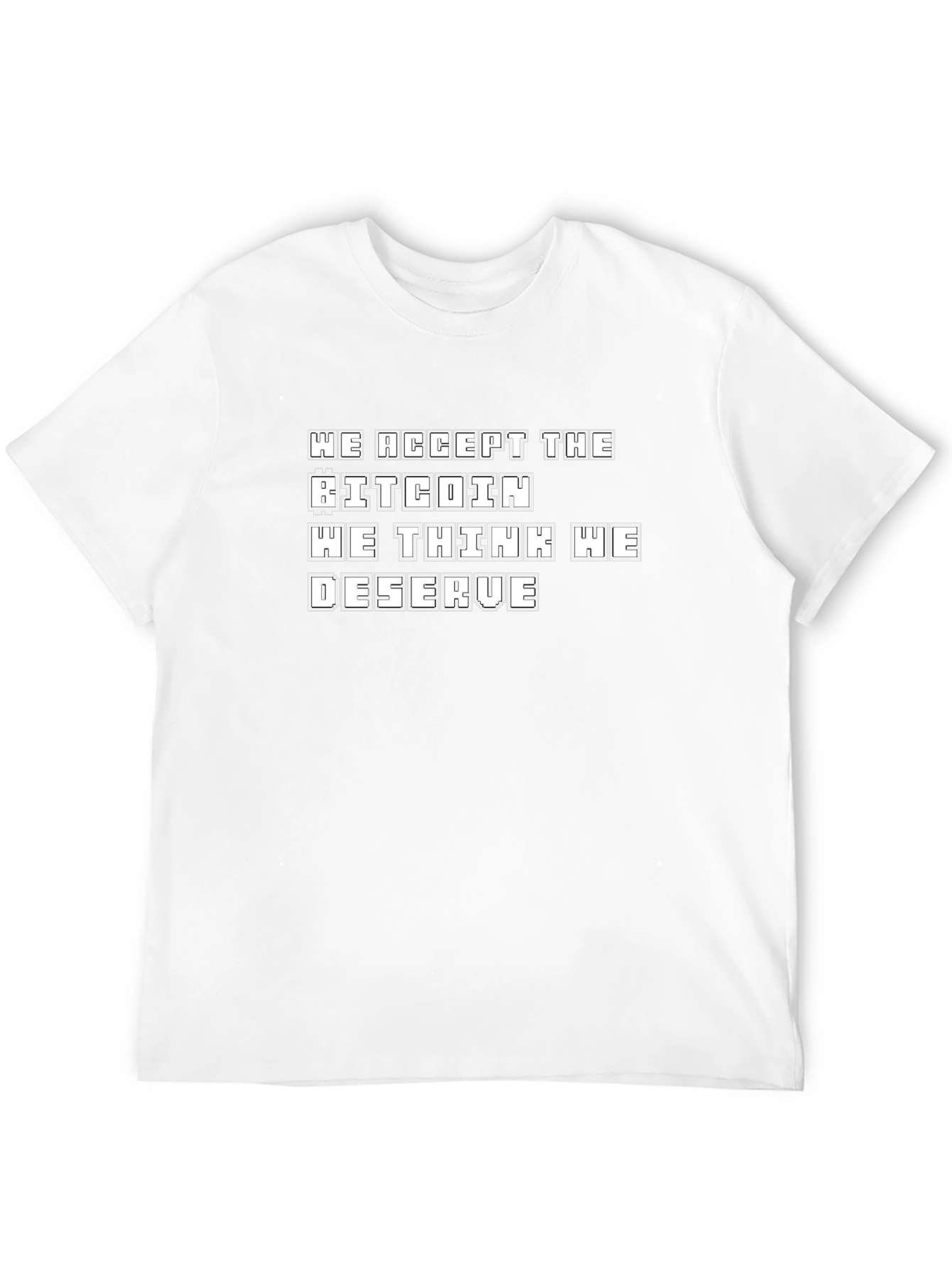 Bitcoin Deserve Black T-Shirt Crypto Fashion