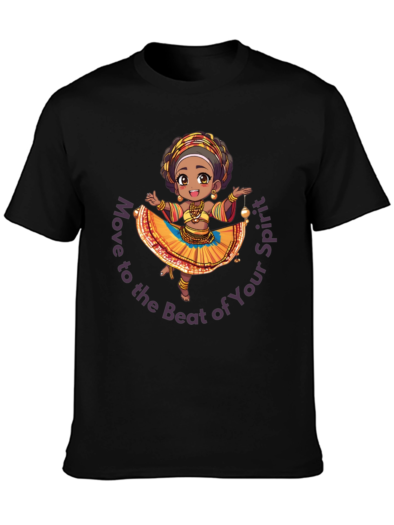 Spirit Beat Graphic Tee - Black